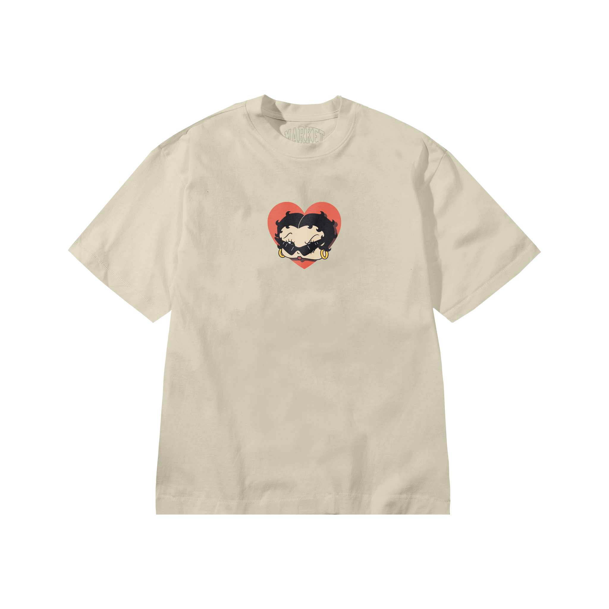 BETTY BOOP SWEETHEART T-SHIRT - SAND