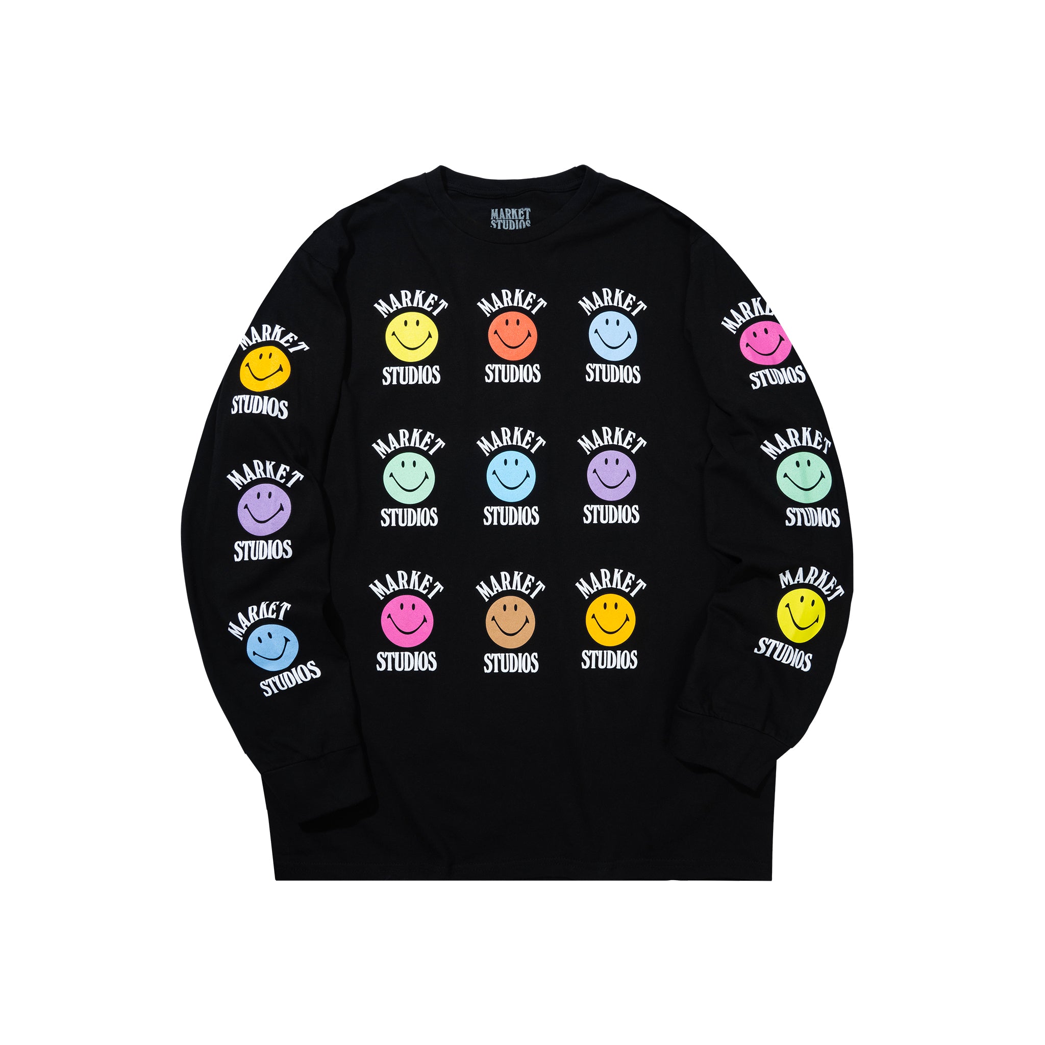 SMILEY COLORFUL LS T-SHIRT
