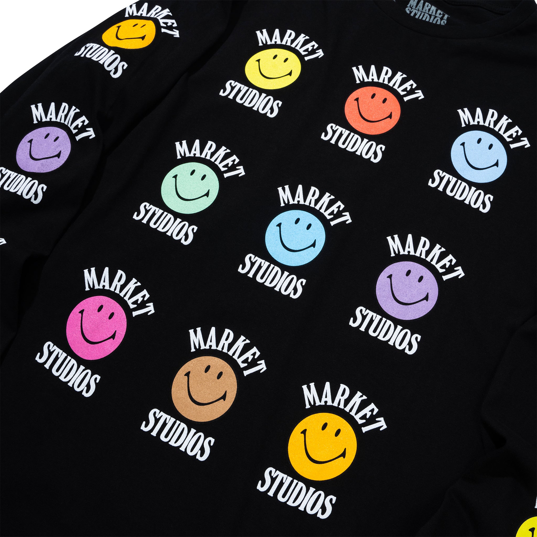SMILEY COLORFUL LS T-SHIRT