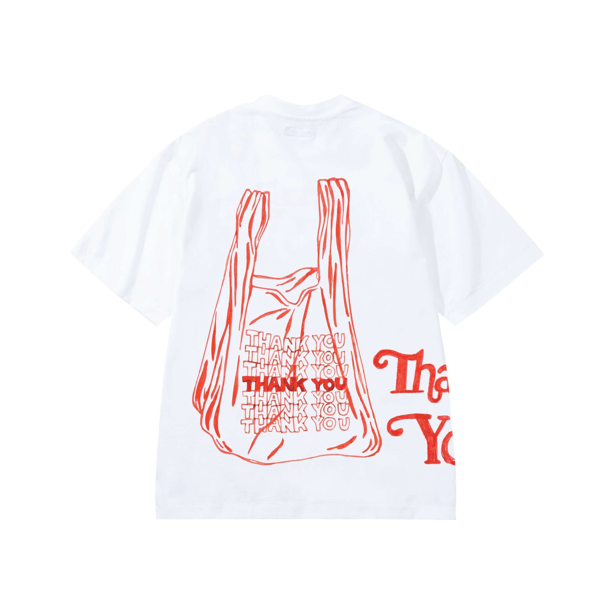 THANK YOU PLASTIC BAG T-SHIRT