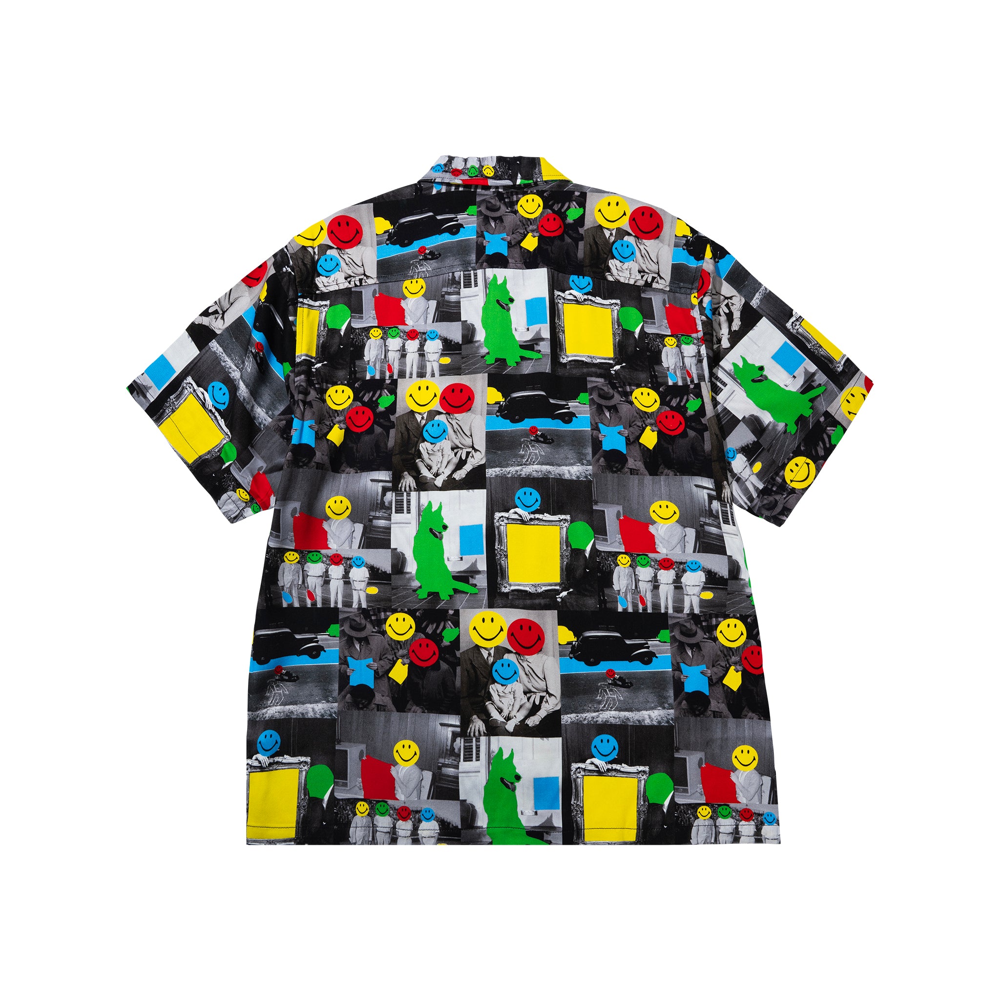 SMILEY COLLAGE SS WOVEN
