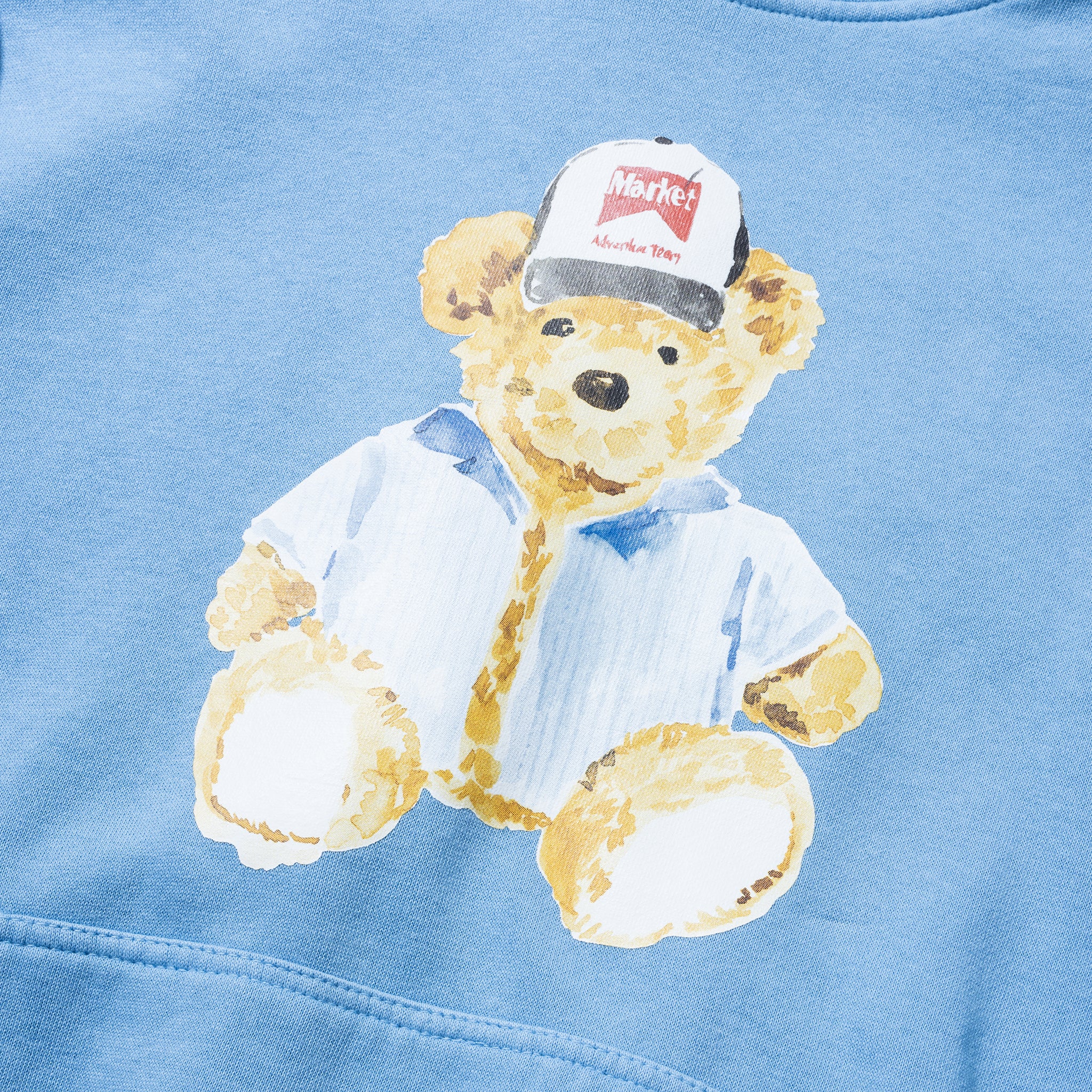 WATERCOLOR TEDDY HOODIE