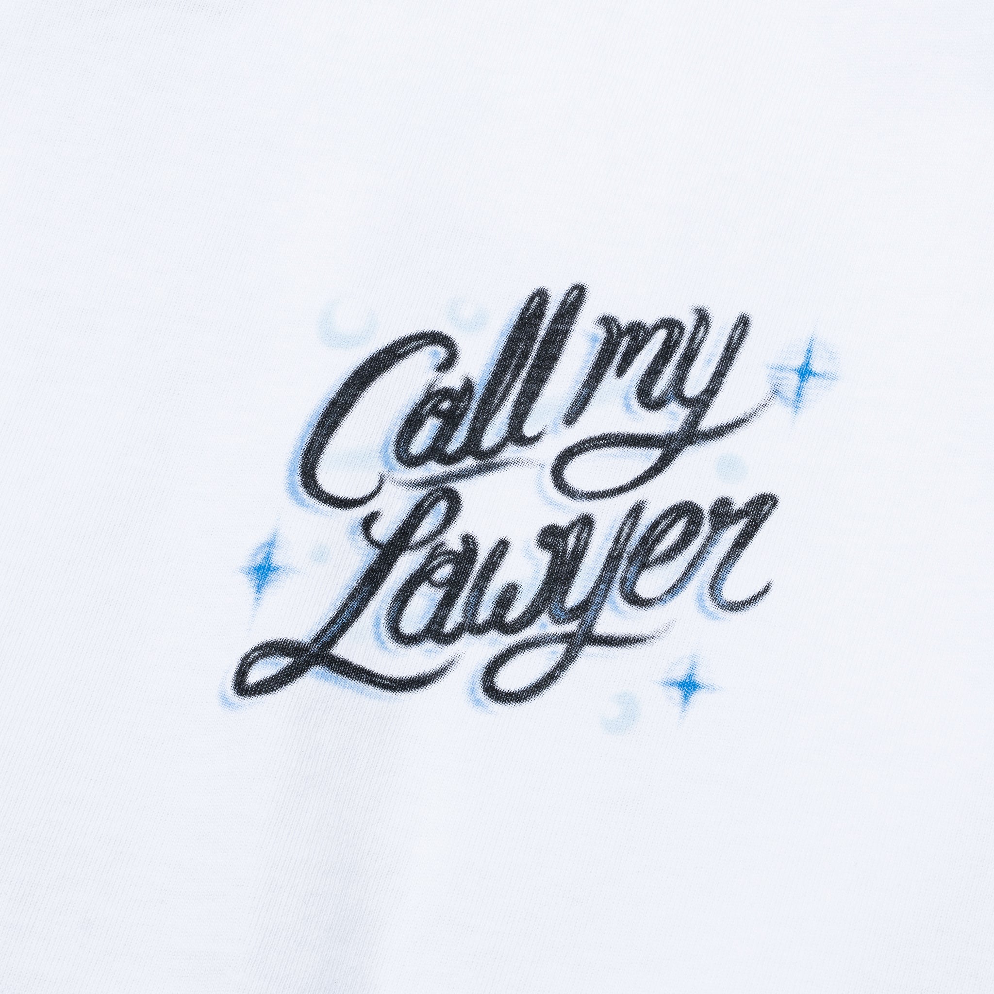AIRBRUSH CALL MY LAWYER T-SHIRT