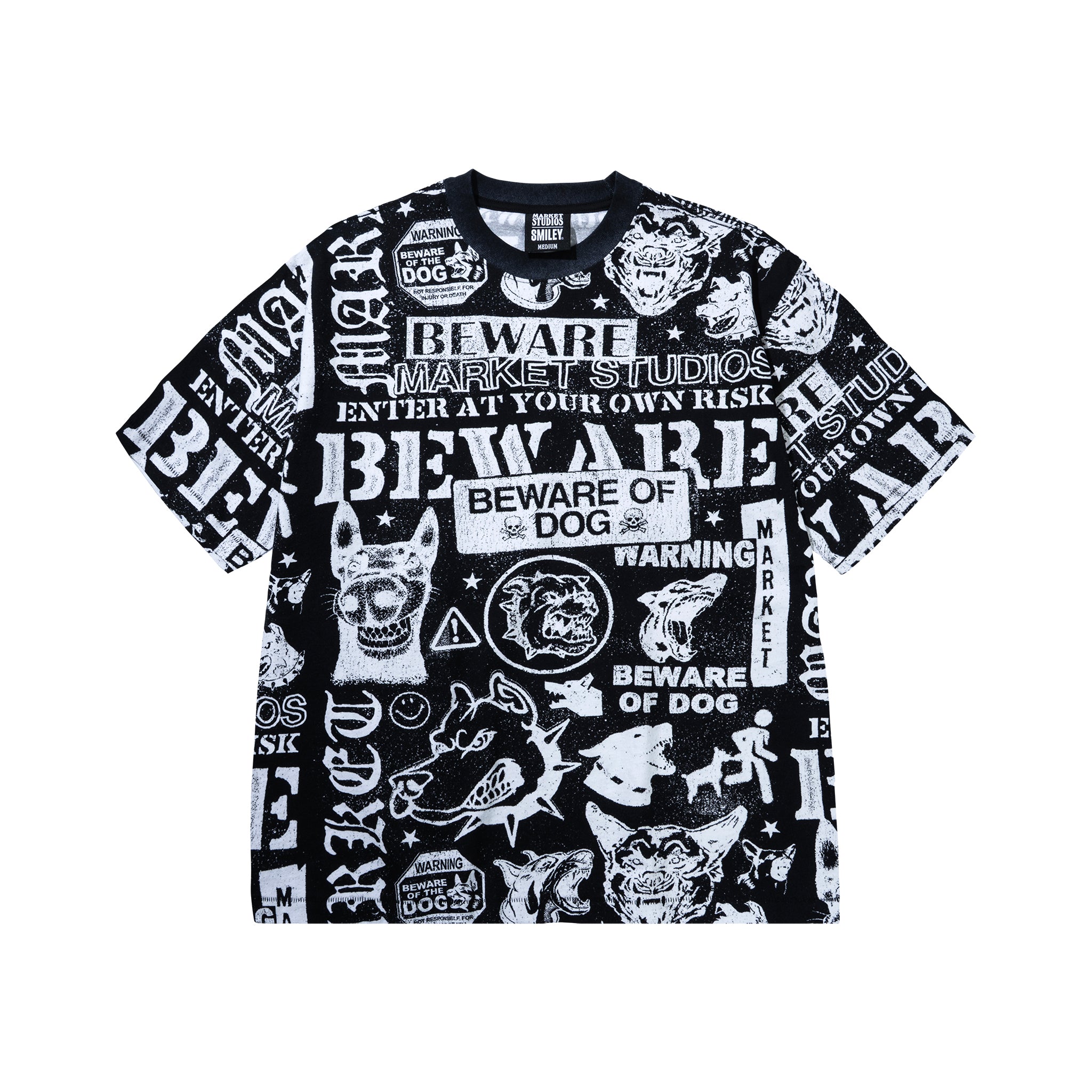 BEWARE ALL OVER T-SHIRT