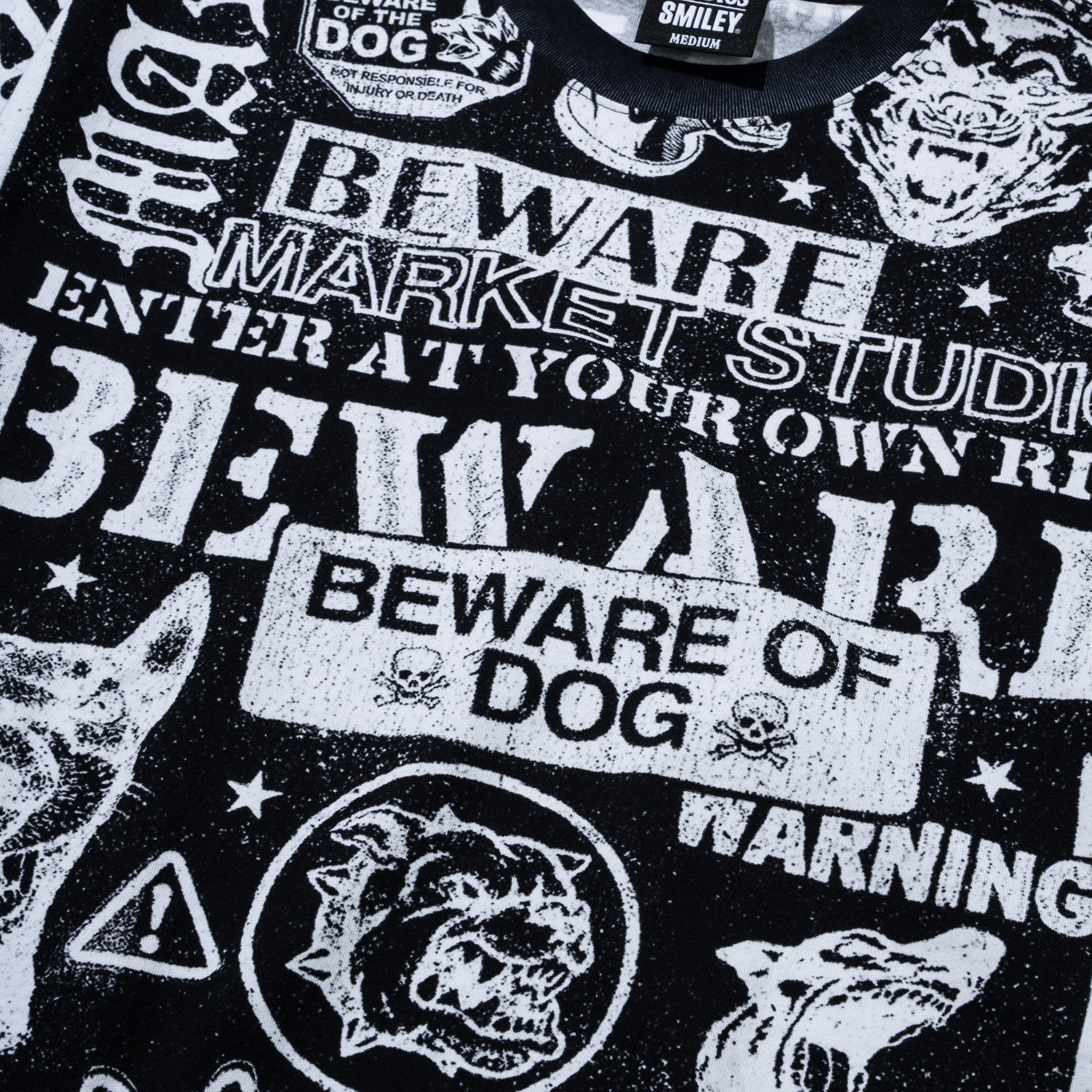 BEWARE ALL OVER T-SHIRT