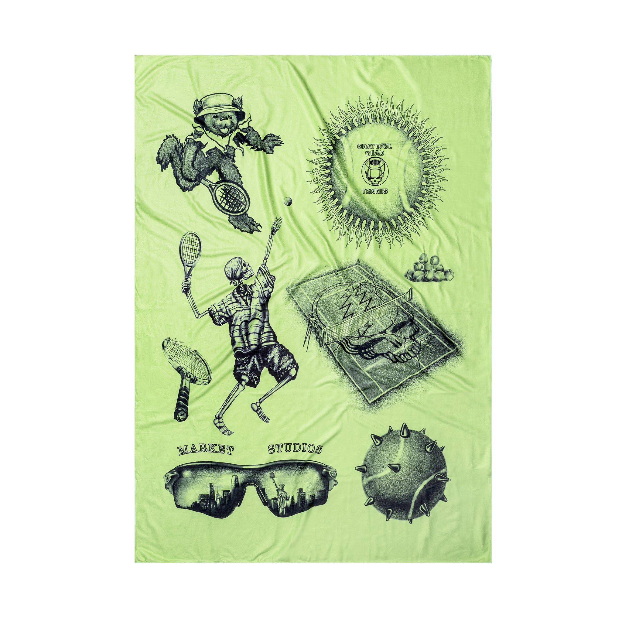 MARKET clothing brand GRATEFUL DEAD SERVICE BEACH BLANKET. Find more basketballs, sporting goods, homegoods and graphic tees at MarketStudios.com. Formally Chinatown Market.