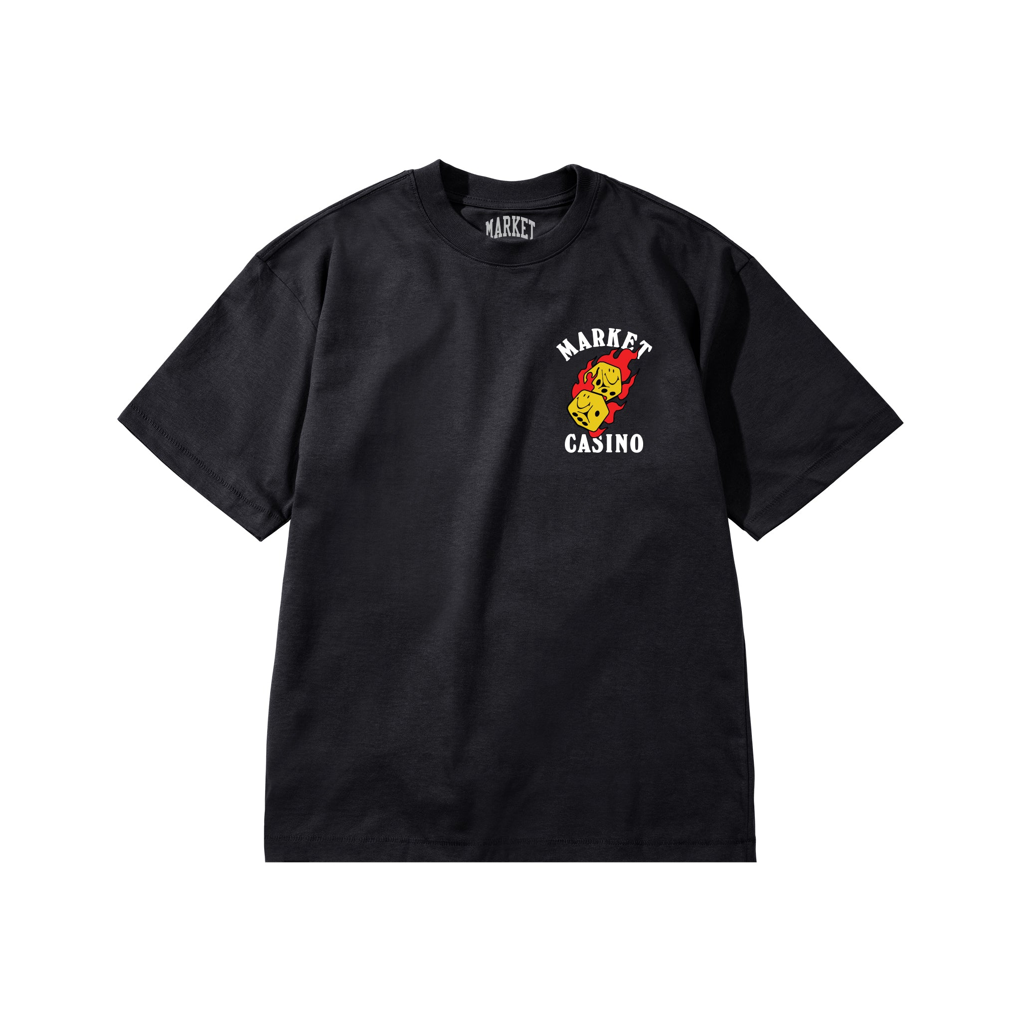 FLAMING DICE T-SHIRT