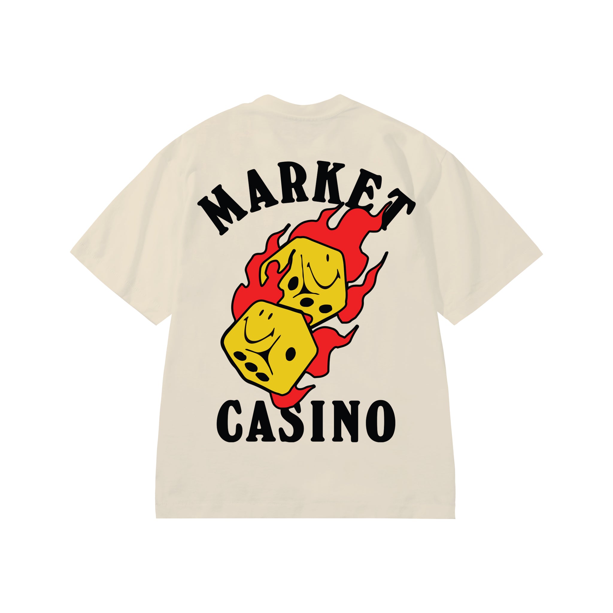 FLAMING DICE T-SHIRT