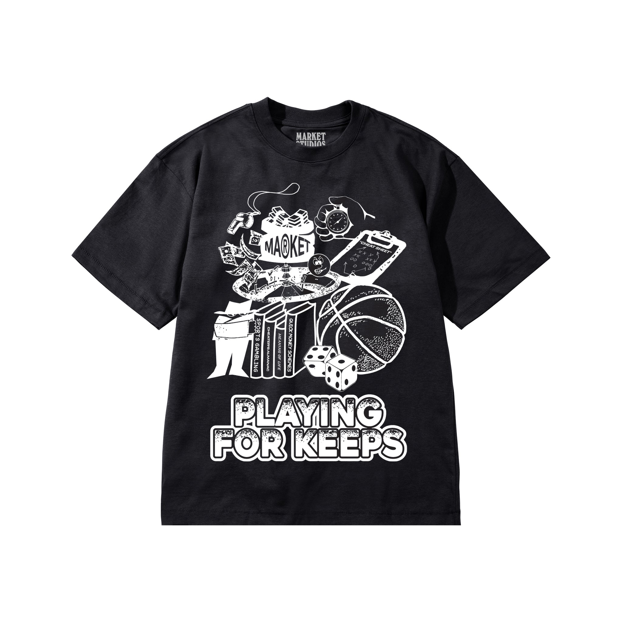 PLAYING FOR KEEPS T-SHIRT