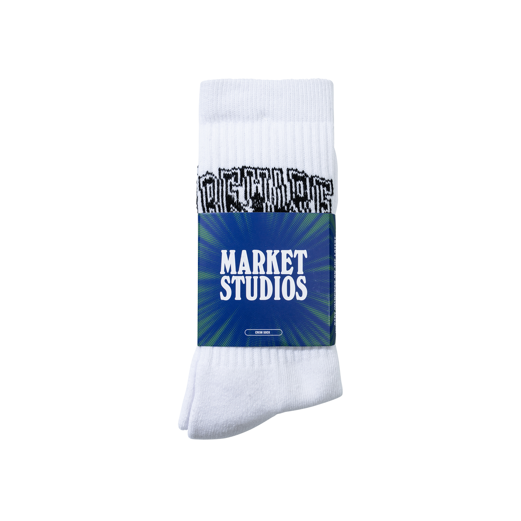 BEWARE CREW SOCKS - WHITE