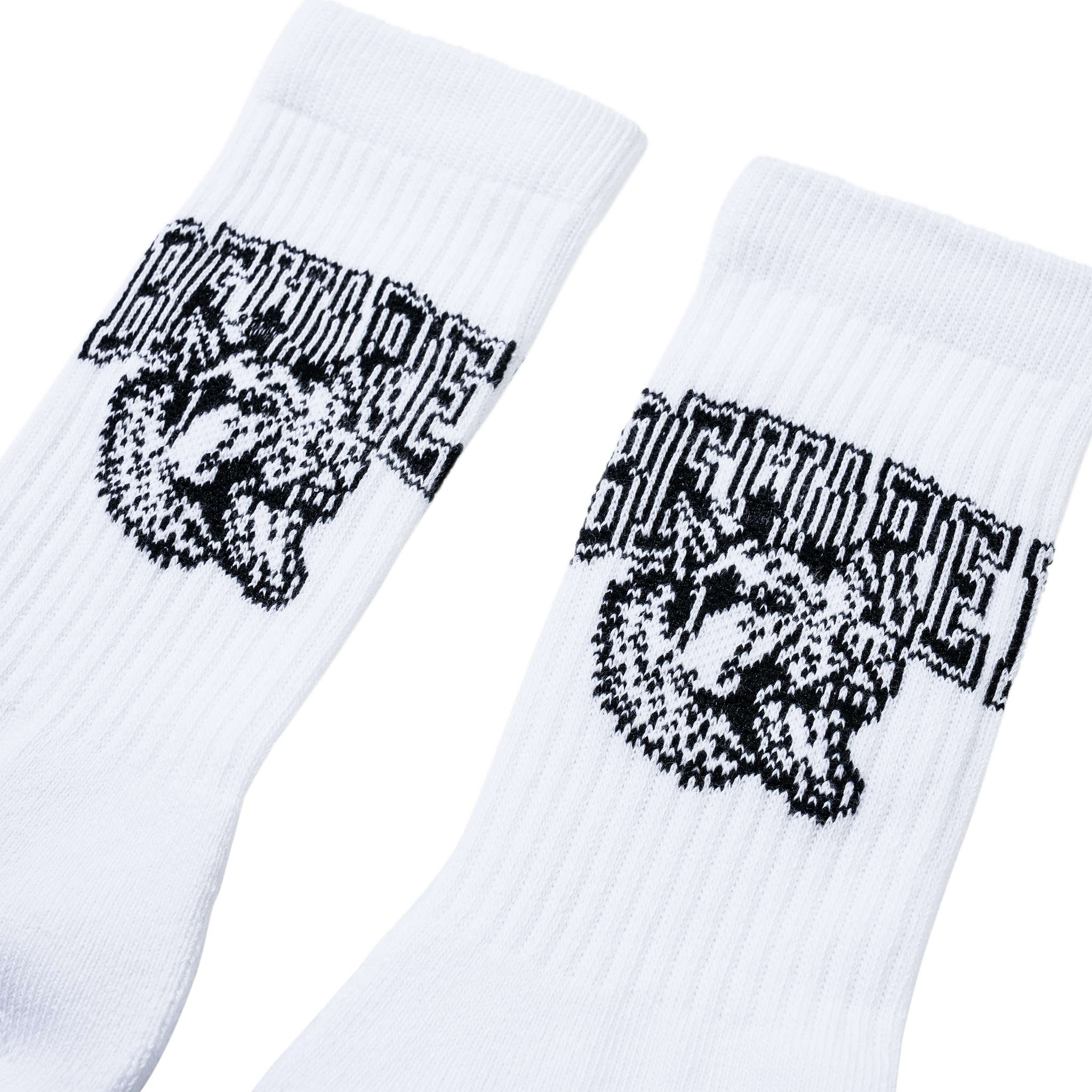 BEWARE CREW SOCKS - WHITE