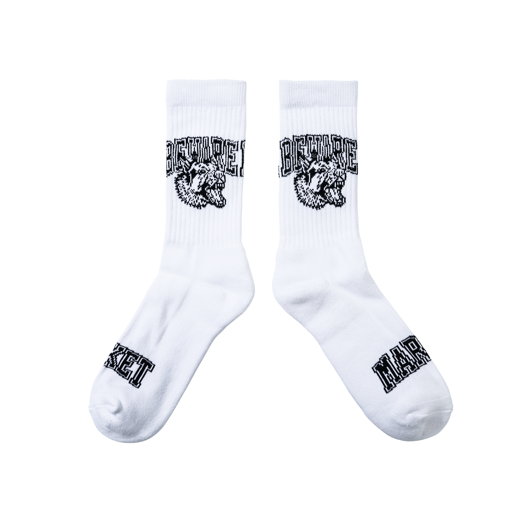 BEWARE CREW SOCKS - WHITE