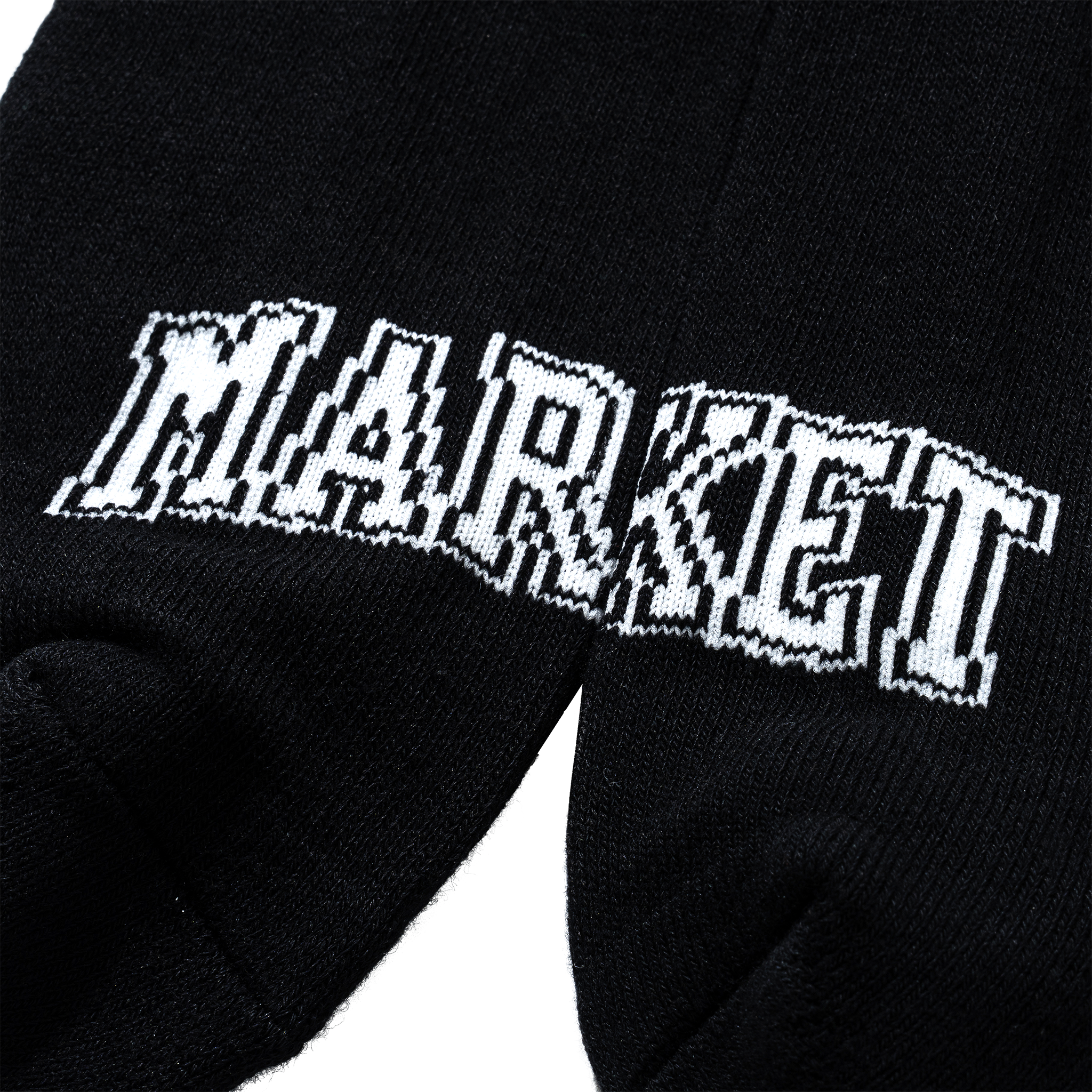 BEWARE CREW SOCKS - BLACK