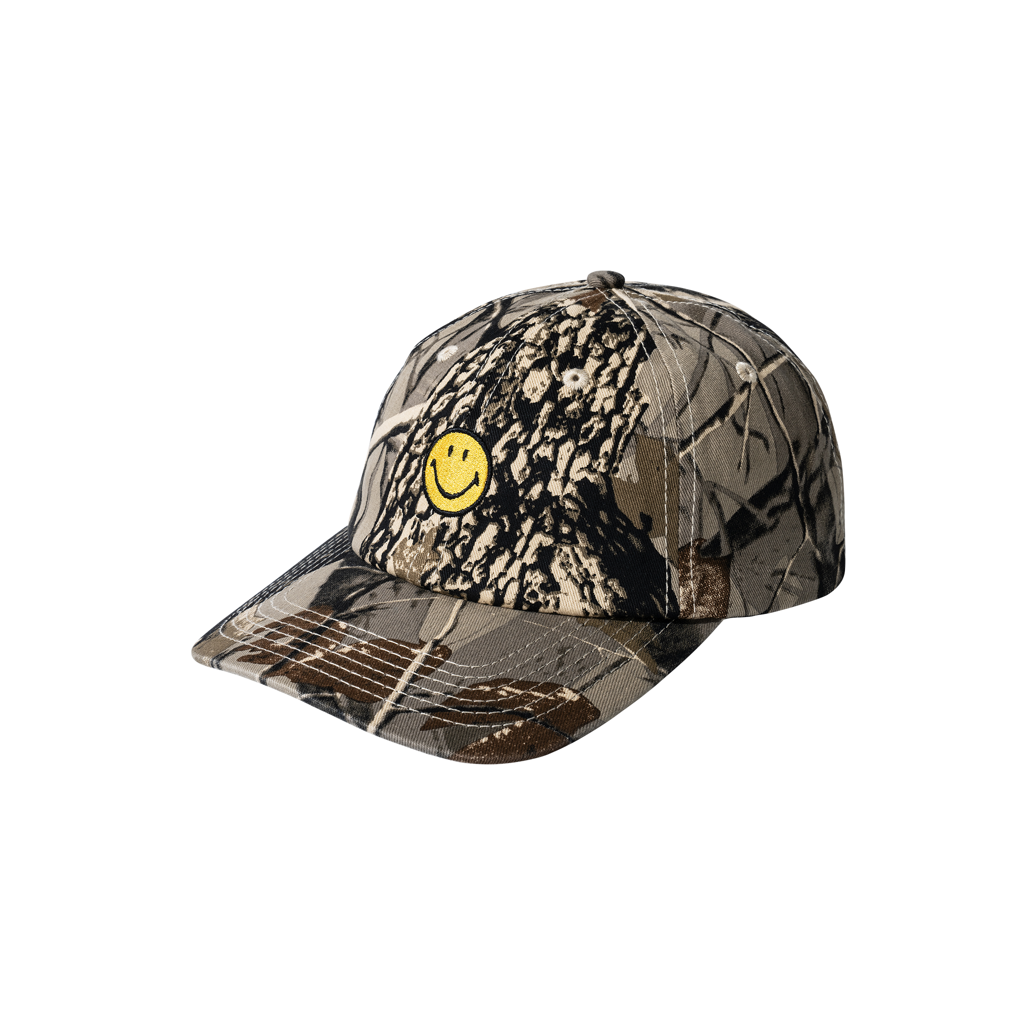 SMILEY BADGE 6 PANEL HAT