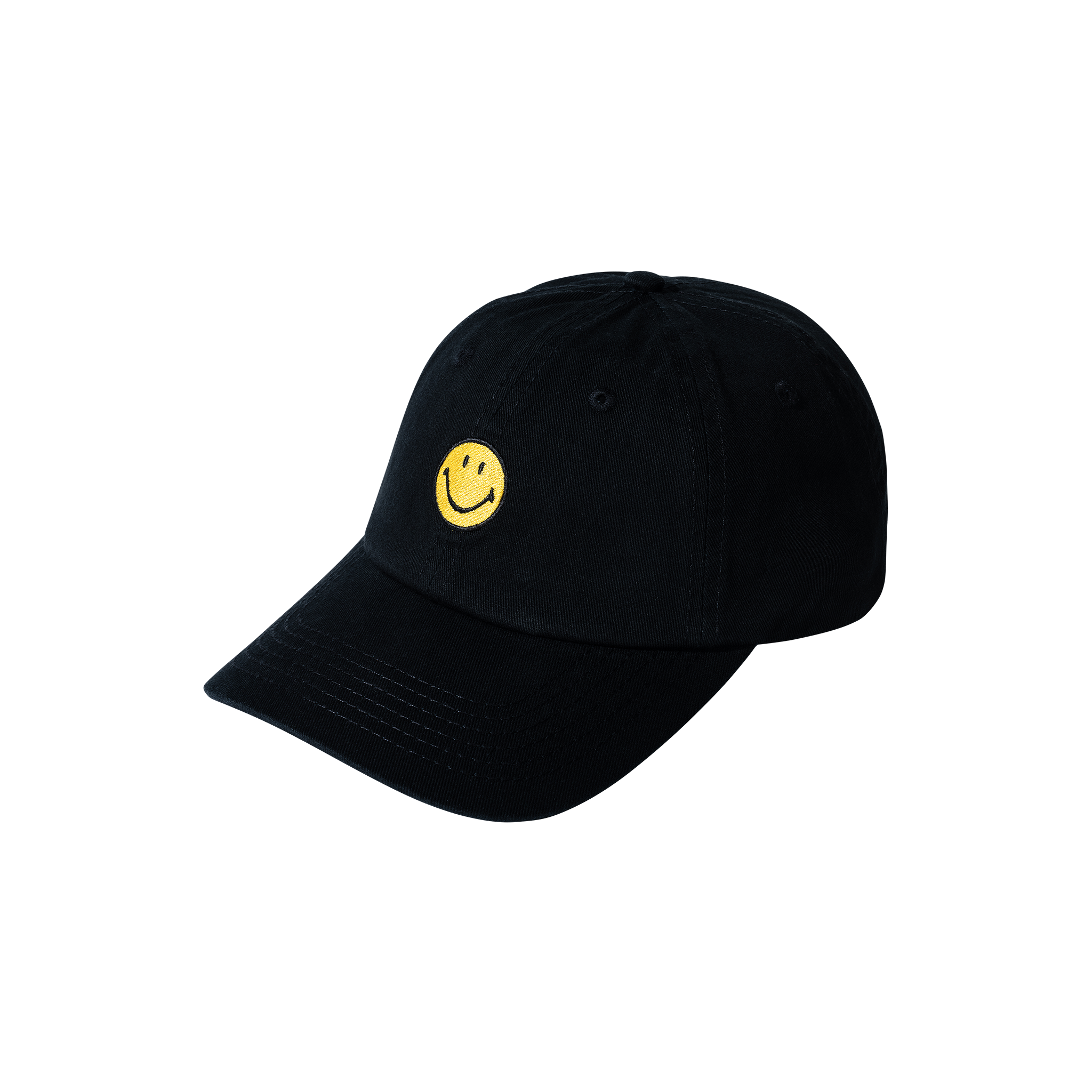 SMILEY BADGE 6 PANEL HAT