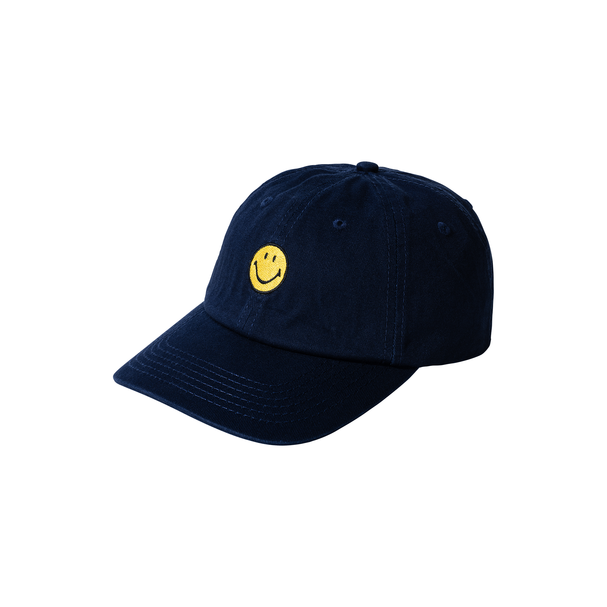 SMILEY BADGE 6 PANEL HAT