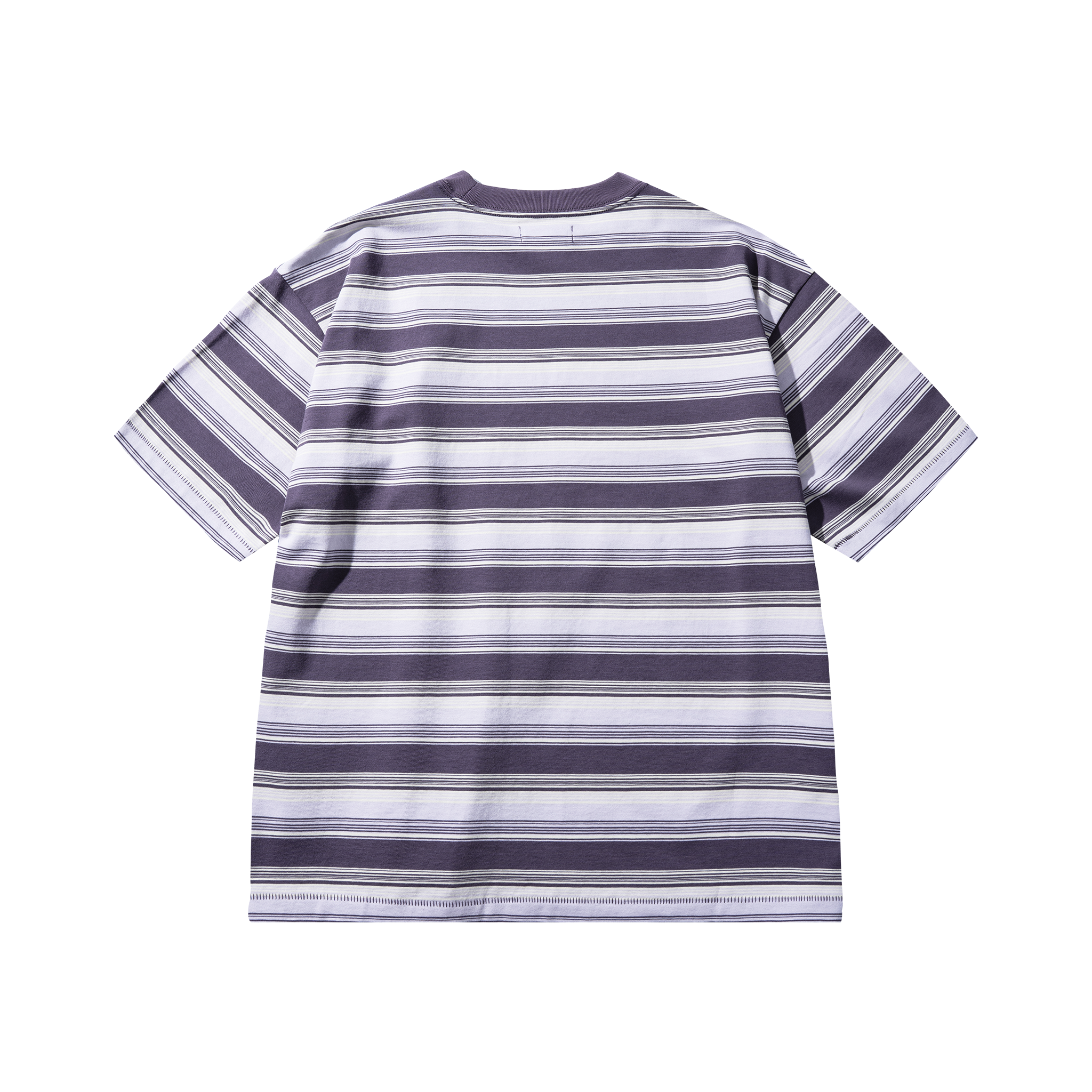 SMILEY LOCKUP STRIPED T-SHIRT