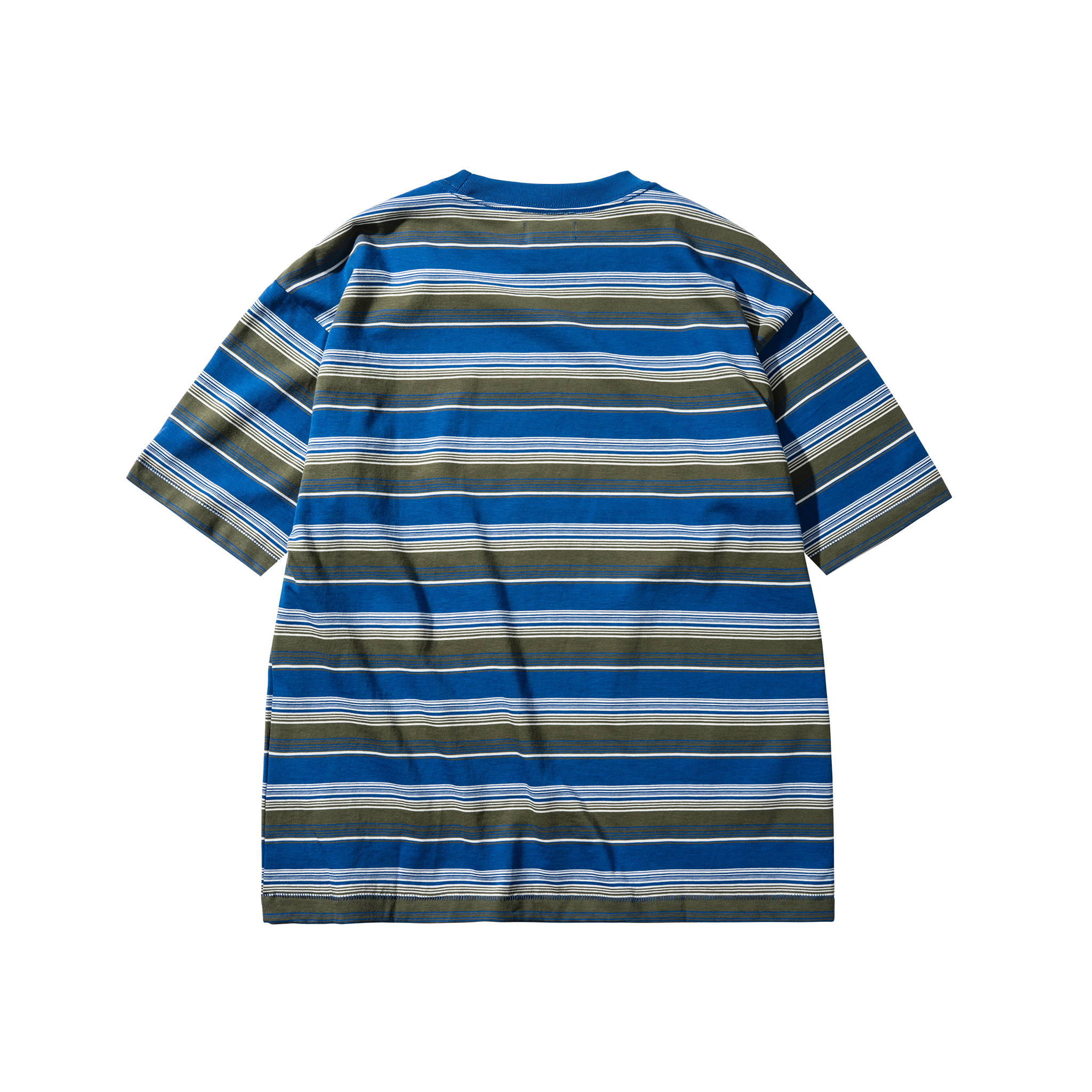 SMILEY LOCKUP STRIPED T-SHIRT