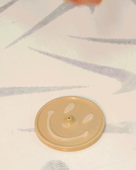 SMILEY CERAMIC INCENSE HOLDER