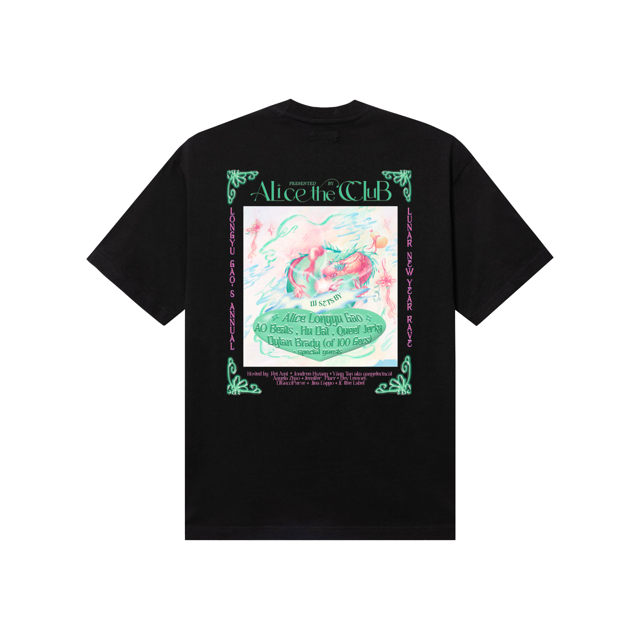 Alice T-shirt - BLACK