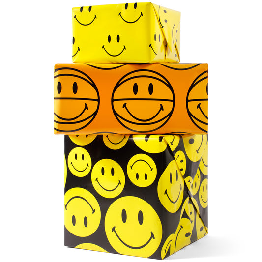 MARKET clothing brand SMILEY GIFT WRAPPING PAPER 3 PACK. Find more homegoods and graphic tees at MarketStudios.com. Formally Chinatown Market. 