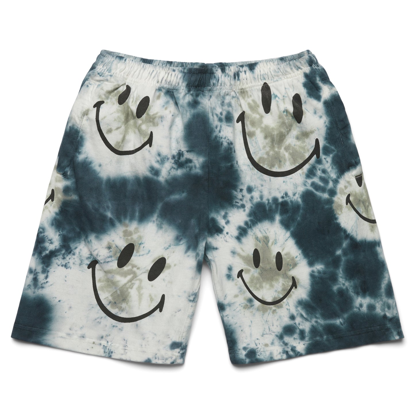SMILEY TIE-DYE SHORTS
