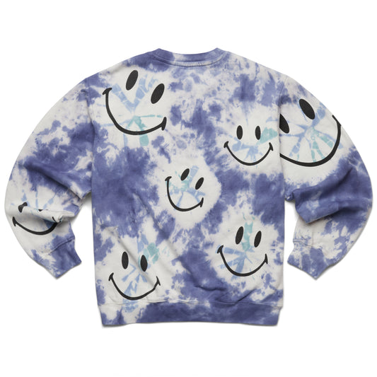 MARKET clothing brand SMILEY TIE-DYE CREWNECK SWEATSHIRT. Find more graphic tees and hoodies at MarketStudios.com. Formally Chinatown Market.