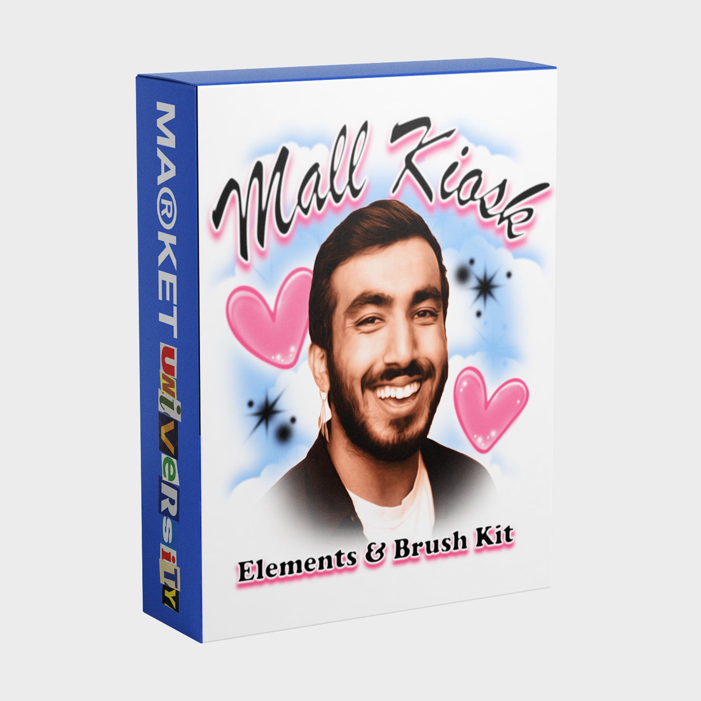MALL KIOSK ELEMENTS AND BRUSH KIT