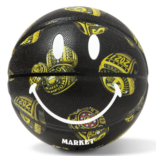 MARKET clothing brand SMILEY 3D RINGS BASKETBALL. Find more basketballs, sporting goods, homegoods and graphic tees at MarketStudios.com. Formally Chinatown Market. 