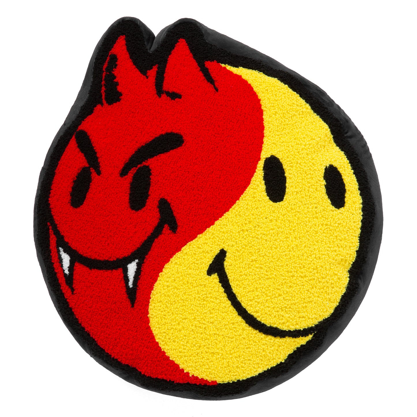 SMILEY GOOD VS EVIL PILLOW