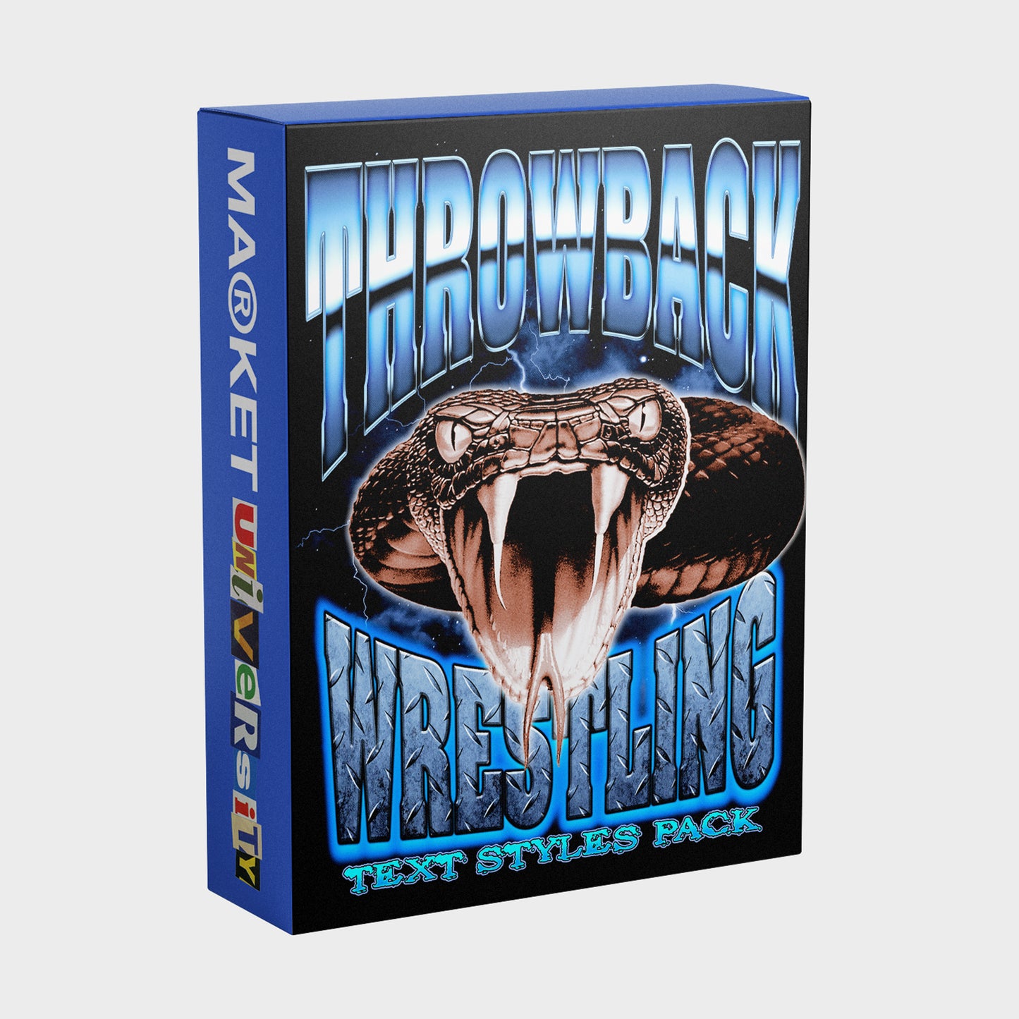 THROWBACK WRESTLING TEXT STYLES PACK