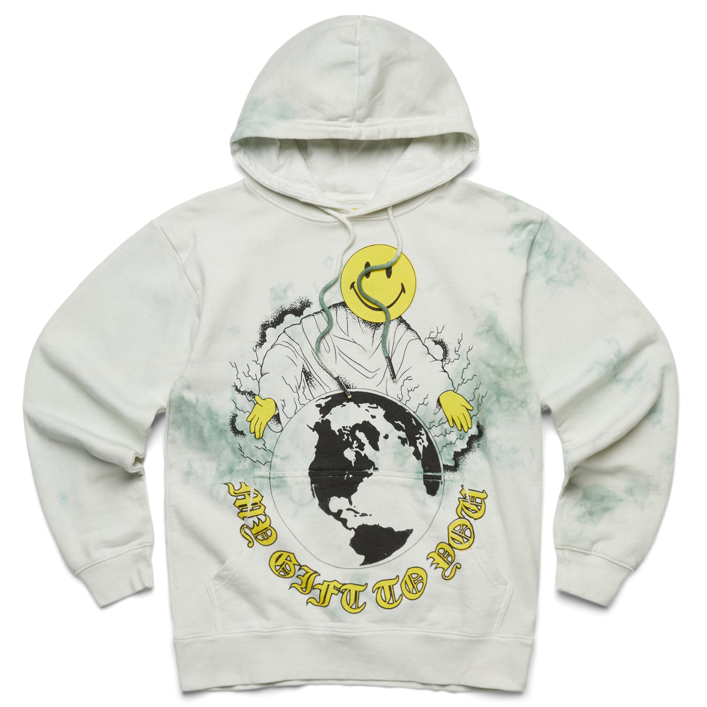 SMILEY MY GIFT TO YOU TIE-DYE HOODIE