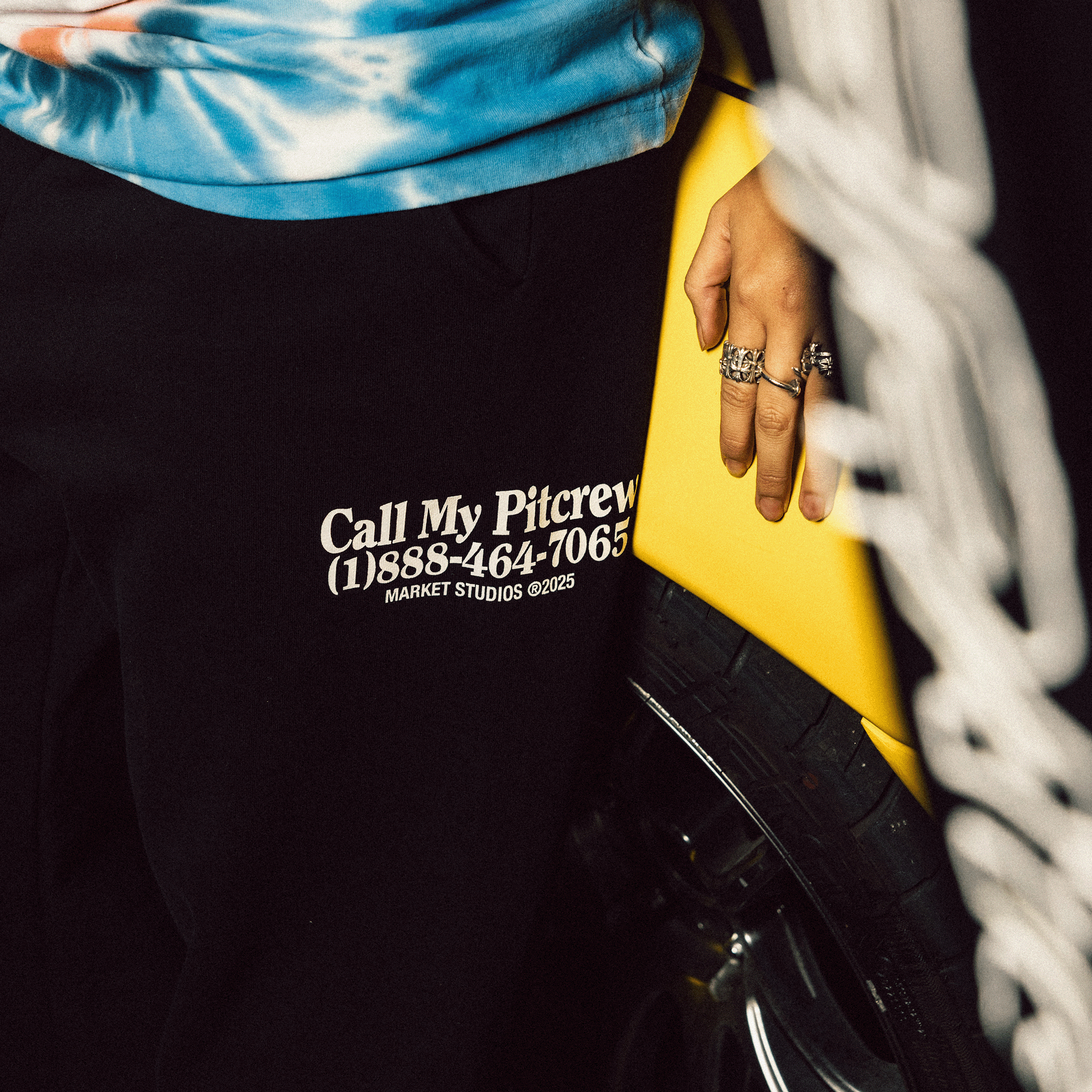 GD X MARKET CALL MY PITCREW SWEATPANTS