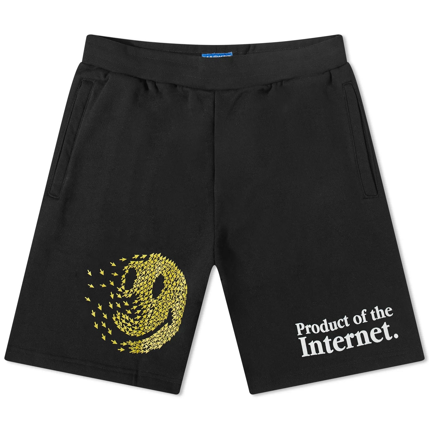 MARKET clothing brand SMILEY PRODUCT OF THE INTERNET SWEATSHORTS. Find more graphic tees, sweatpants, shorts and more bottoms at MarketStudios.com. Formally Chinatown Market. 