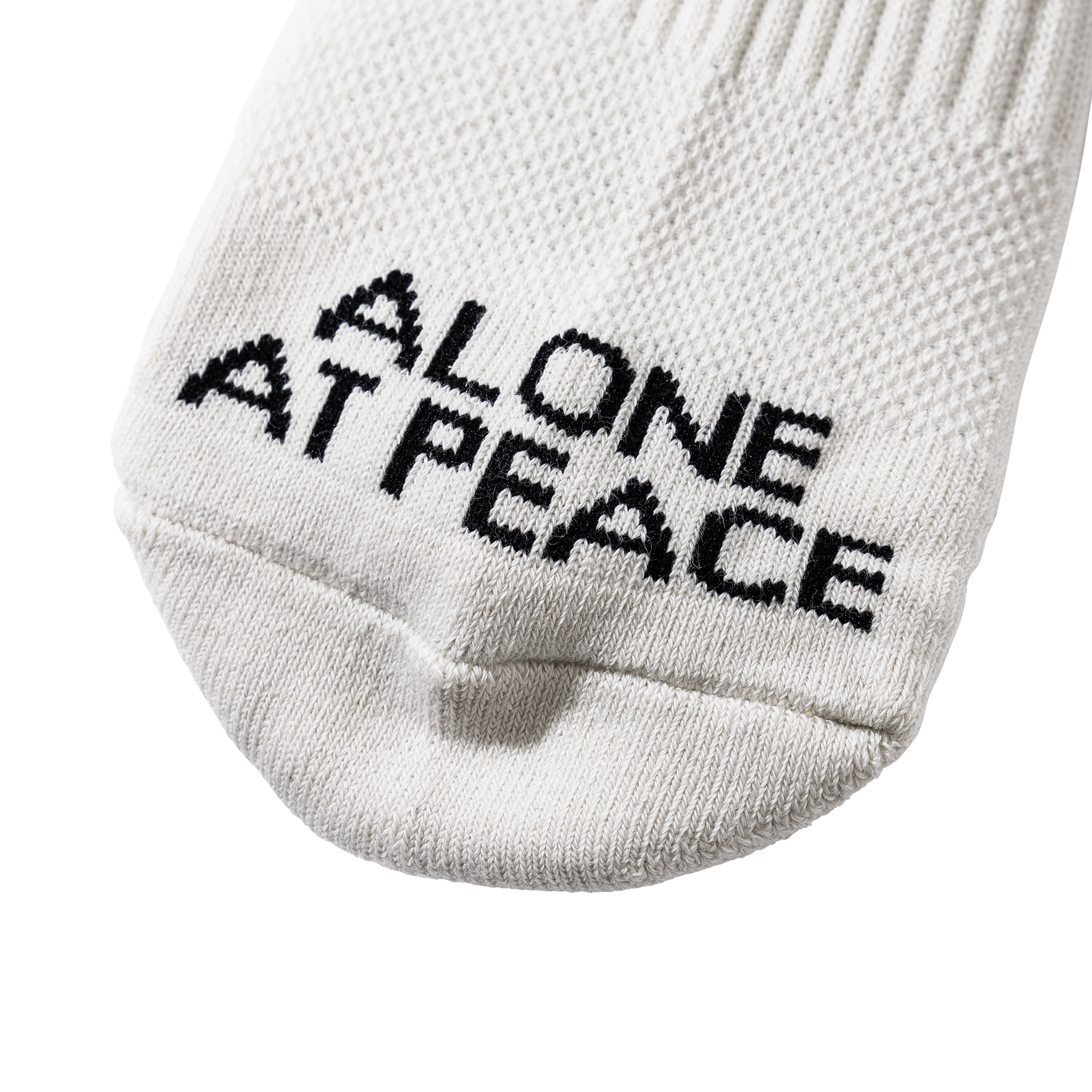 MARKET clothing brand ALONE AT PEACE SOCKS. Find more graphic tees, socks, hats and small goods at MarketStudios.com. Formally Chinatown Market. 