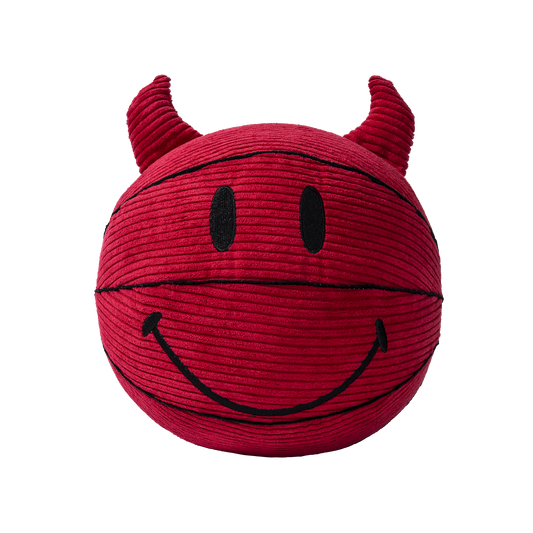 SMILEY DEVIL PLUSH BASKETBALL