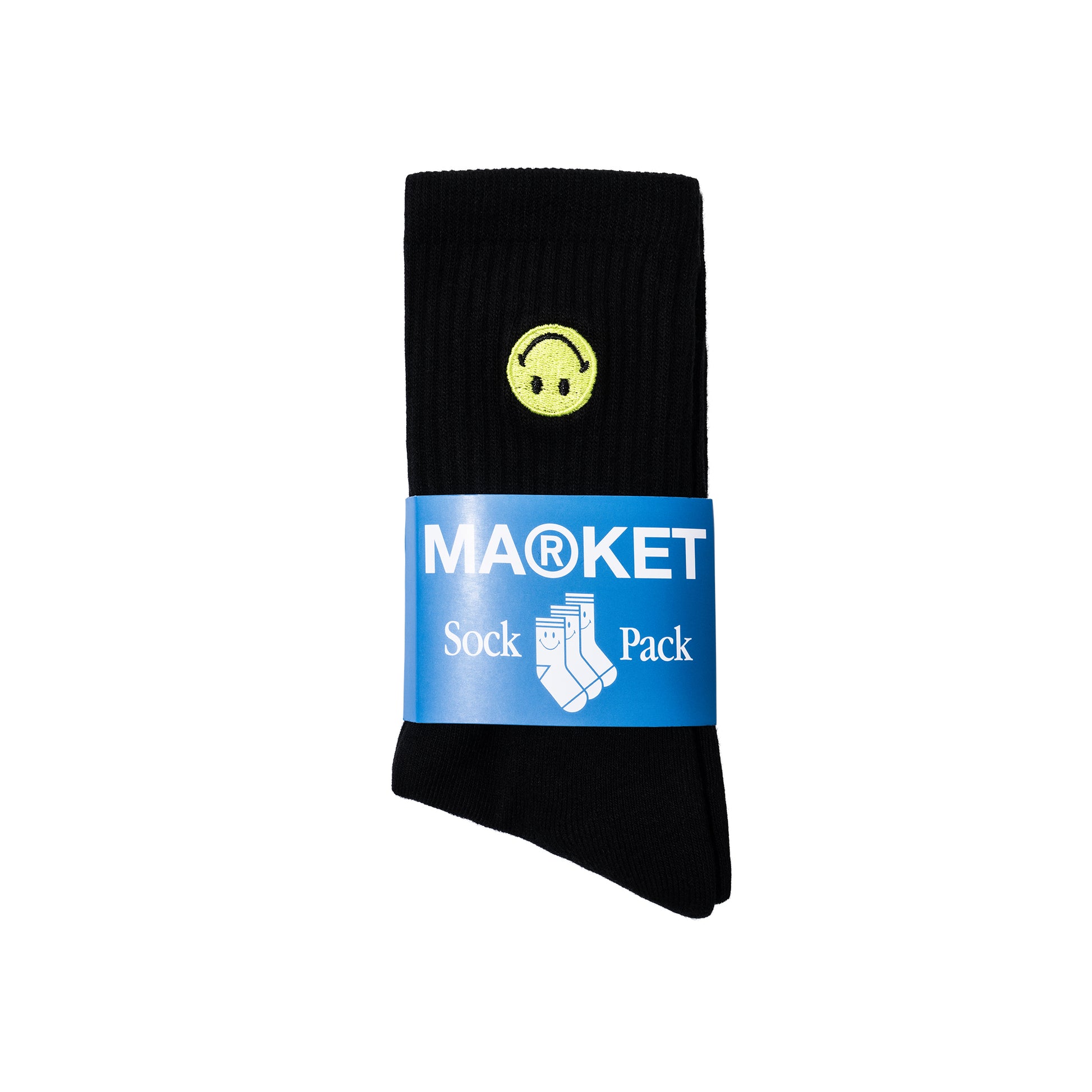 MARKET clothing brand SMILEY GRAND SLAM SOCKS. Find more graphic tees, socks, hats and small goods at MarketStudios.com. Formally Chinatown Market. 