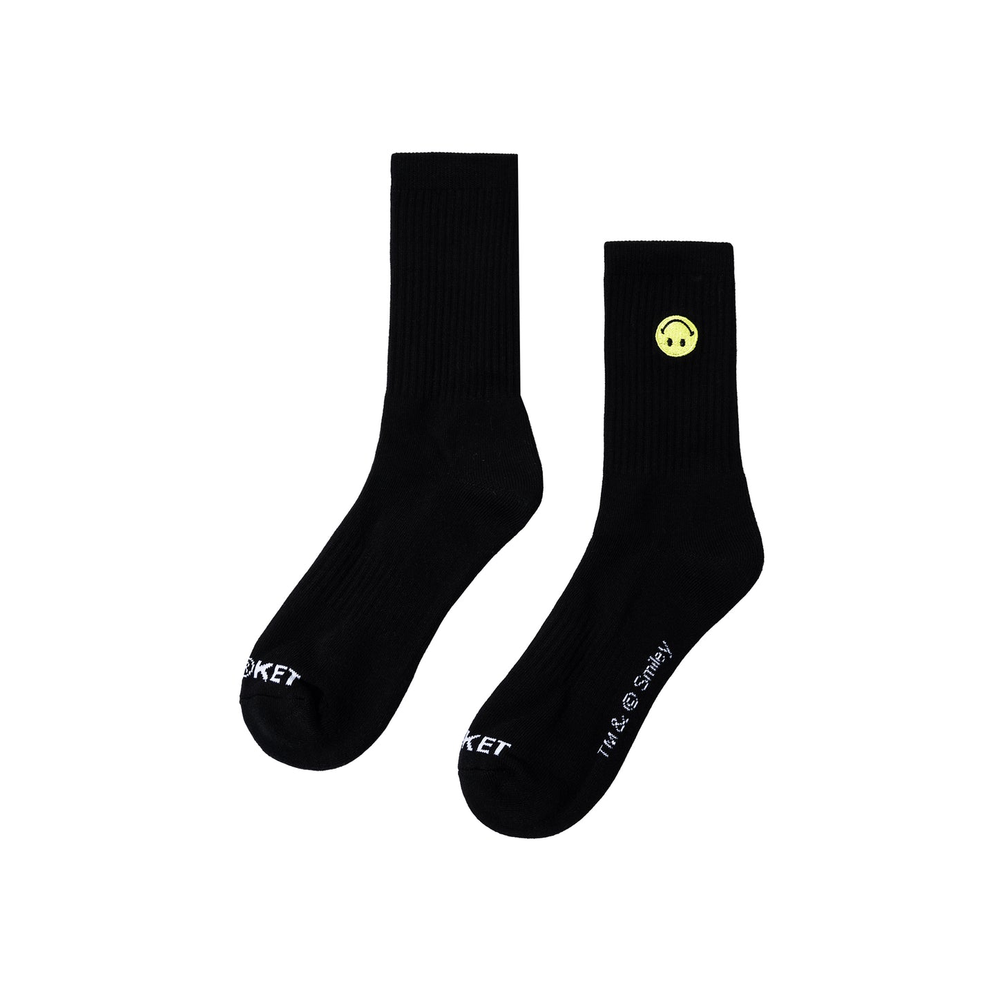 MARKET clothing brand SMILEY GRAND SLAM SOCKS. Find more graphic tees, socks, hats and small goods at MarketStudios.com. Formally Chinatown Market. 