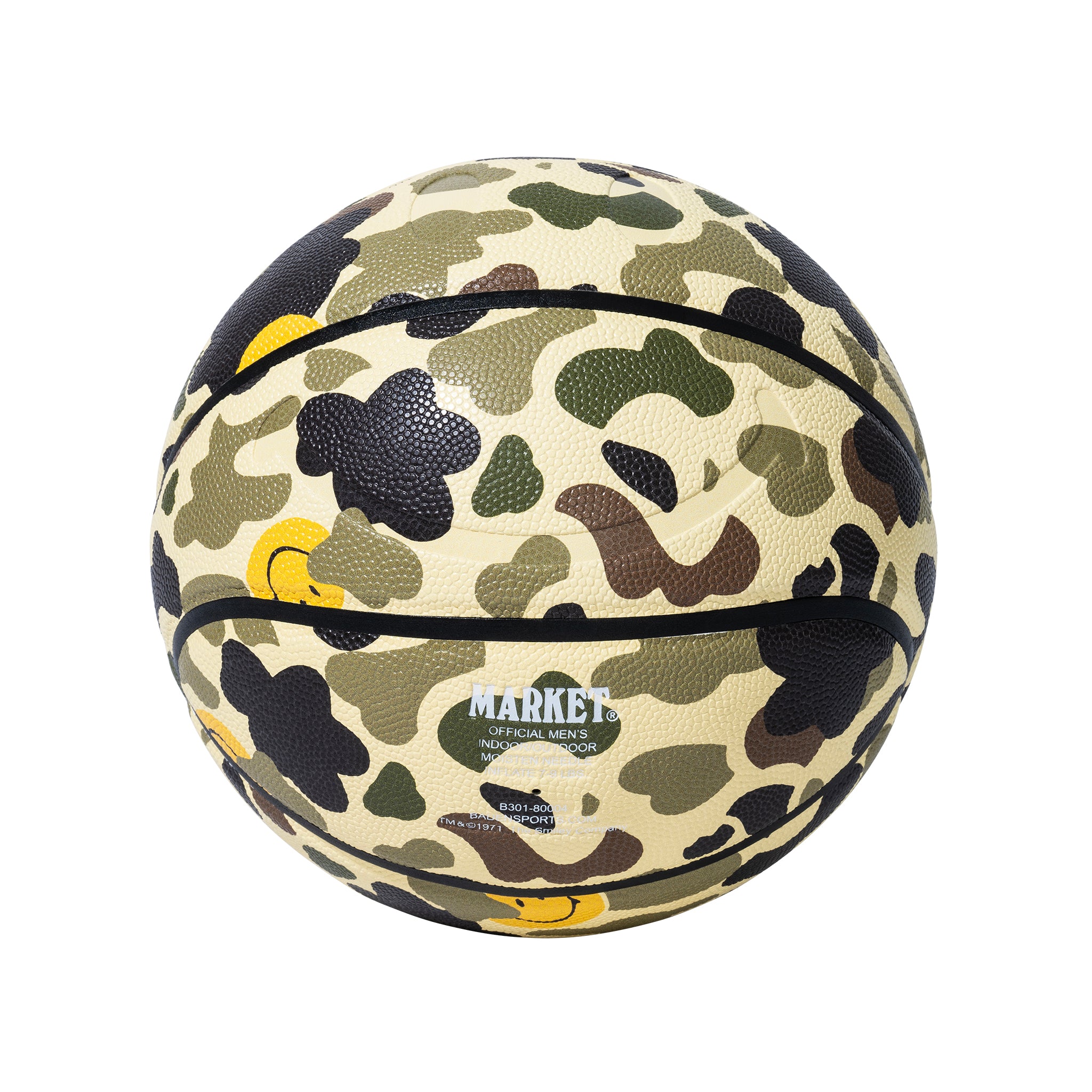 SMILEY CAMO BASKETBALL