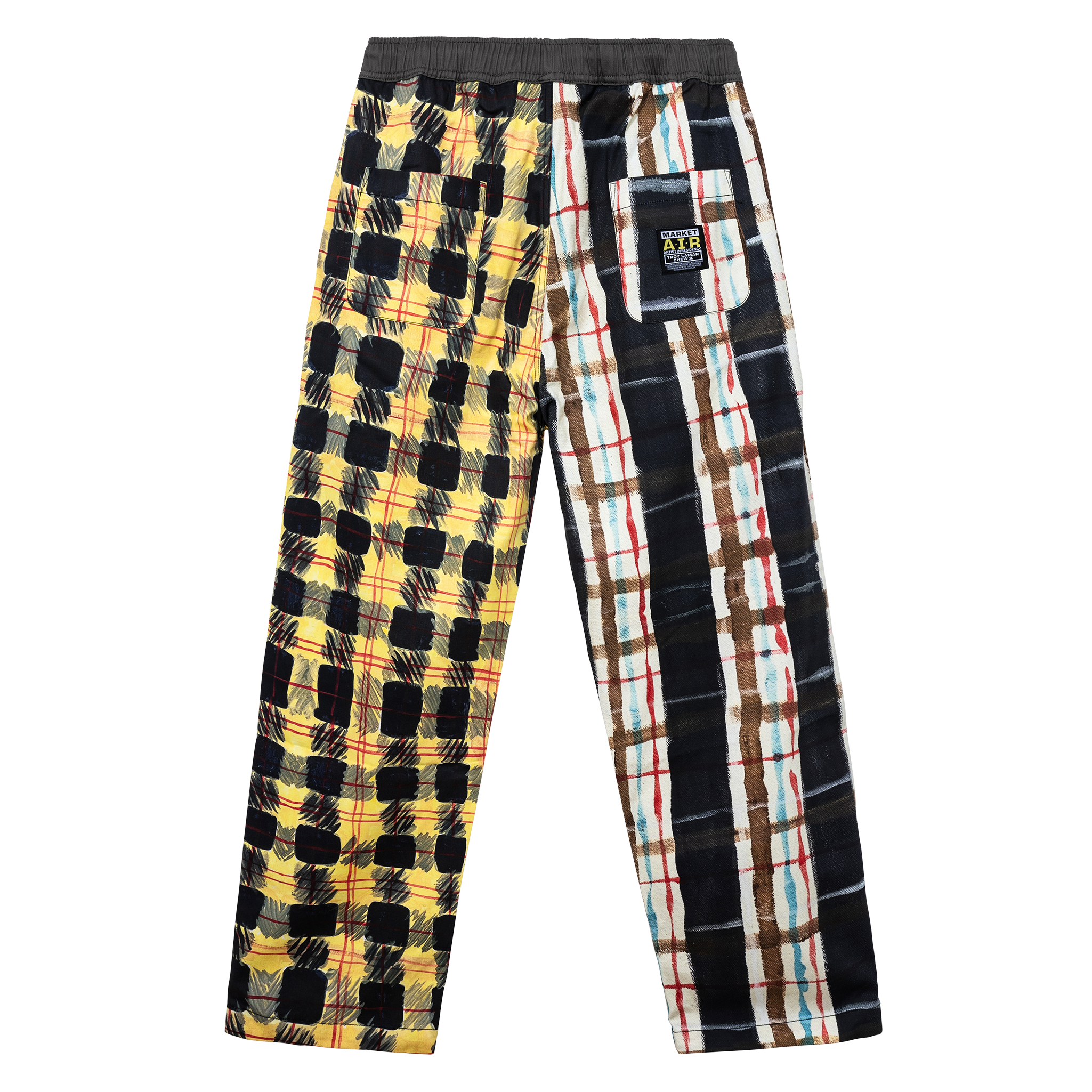 MARKET clothing brand MARKET AIR TROY PLAID PANT. Find more graphic tees, sweatpants, shorts and more bottoms at MarketStudios.com. Formally Chinatown Market. 