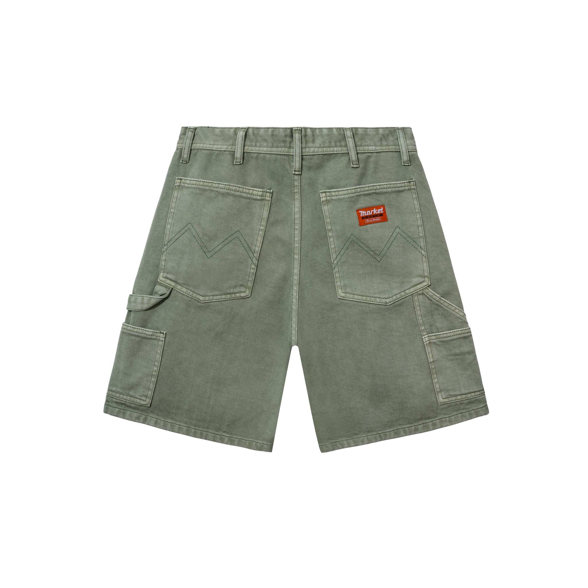 MARKET clothing brand HARDWARE CARPENTER SHORTS. Find more graphic tees, sweatpants, shorts and more bottoms at MarketStudios.com. Formally Chinatown Market. 