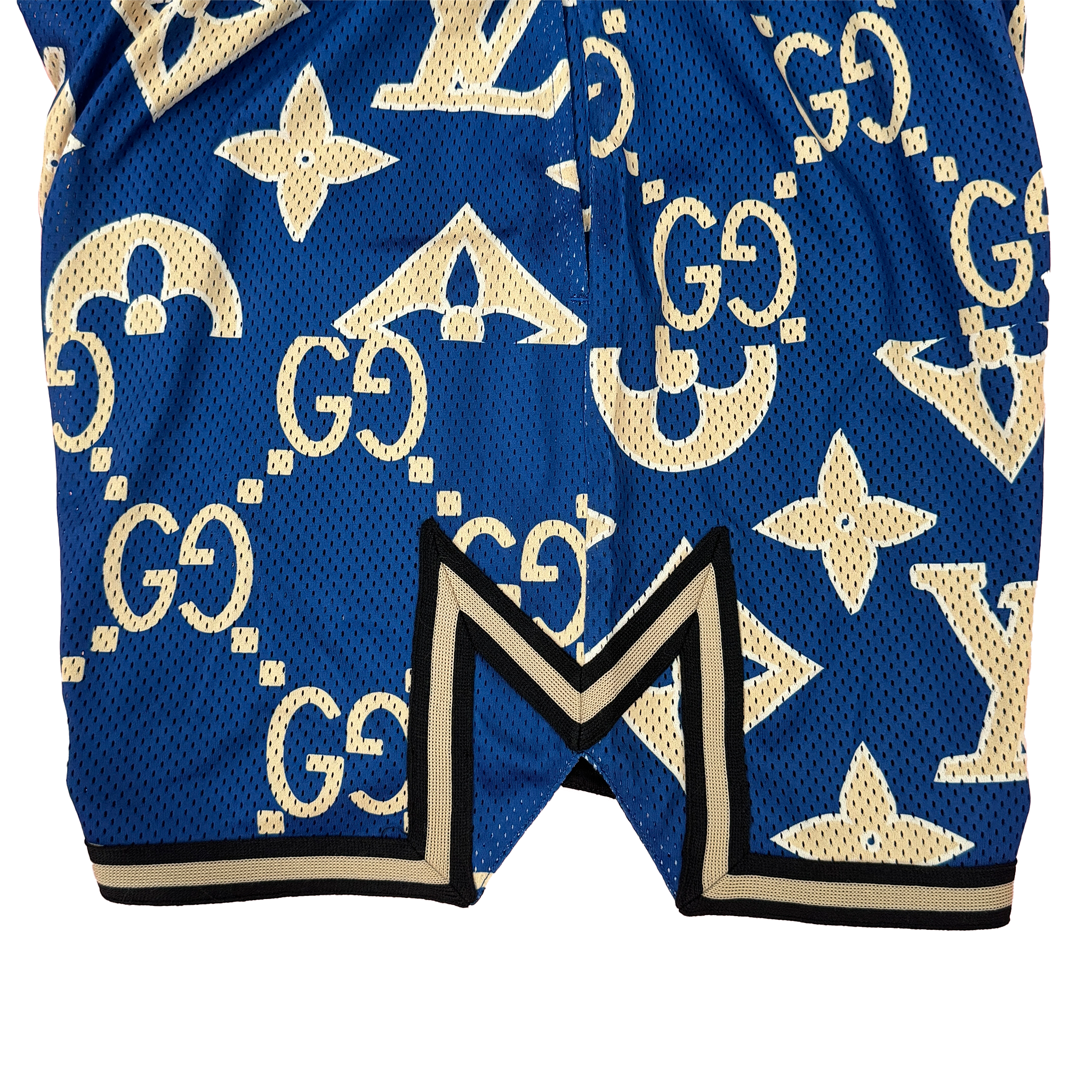 OVERSIZED MONOGRAM MESH SHORTS