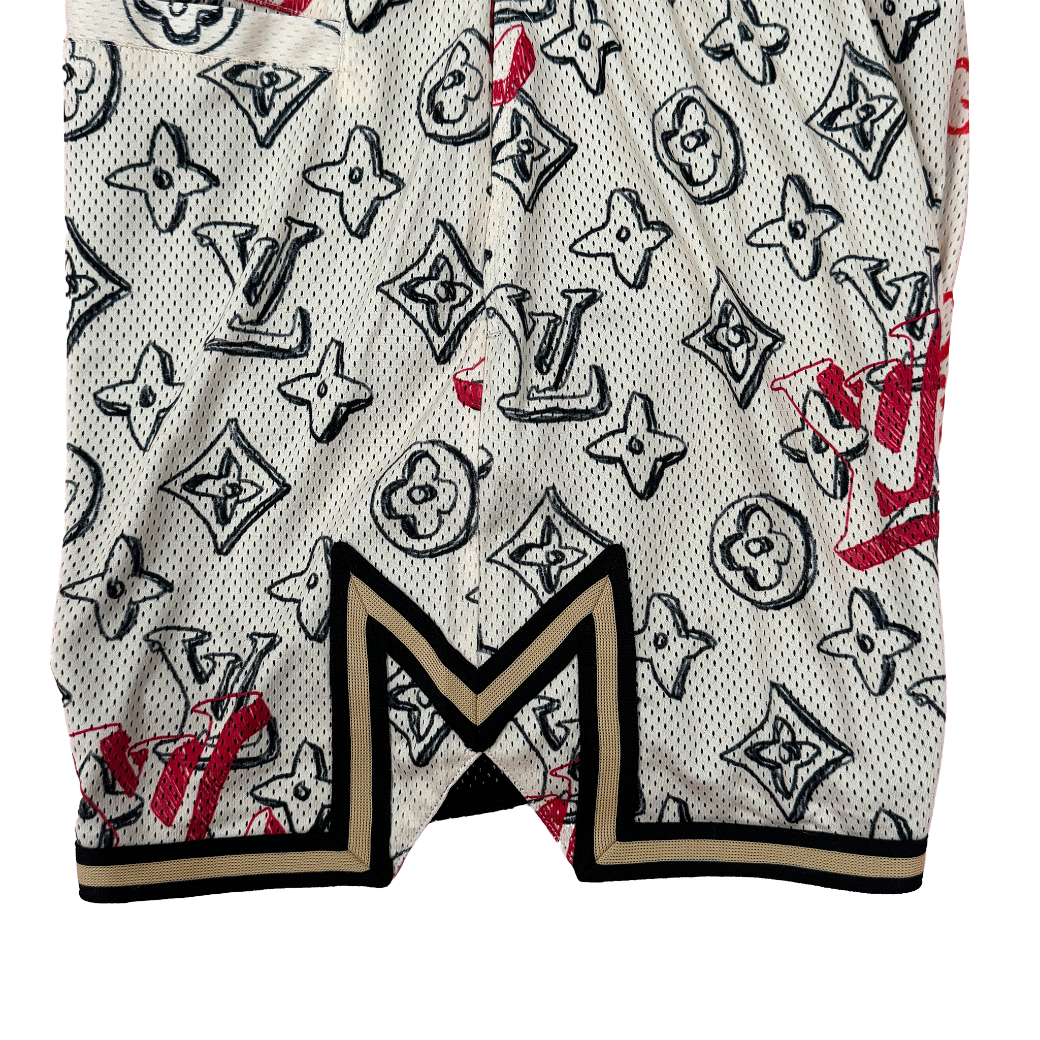 RESIDENCY MONOGRAM MESH SHORTS