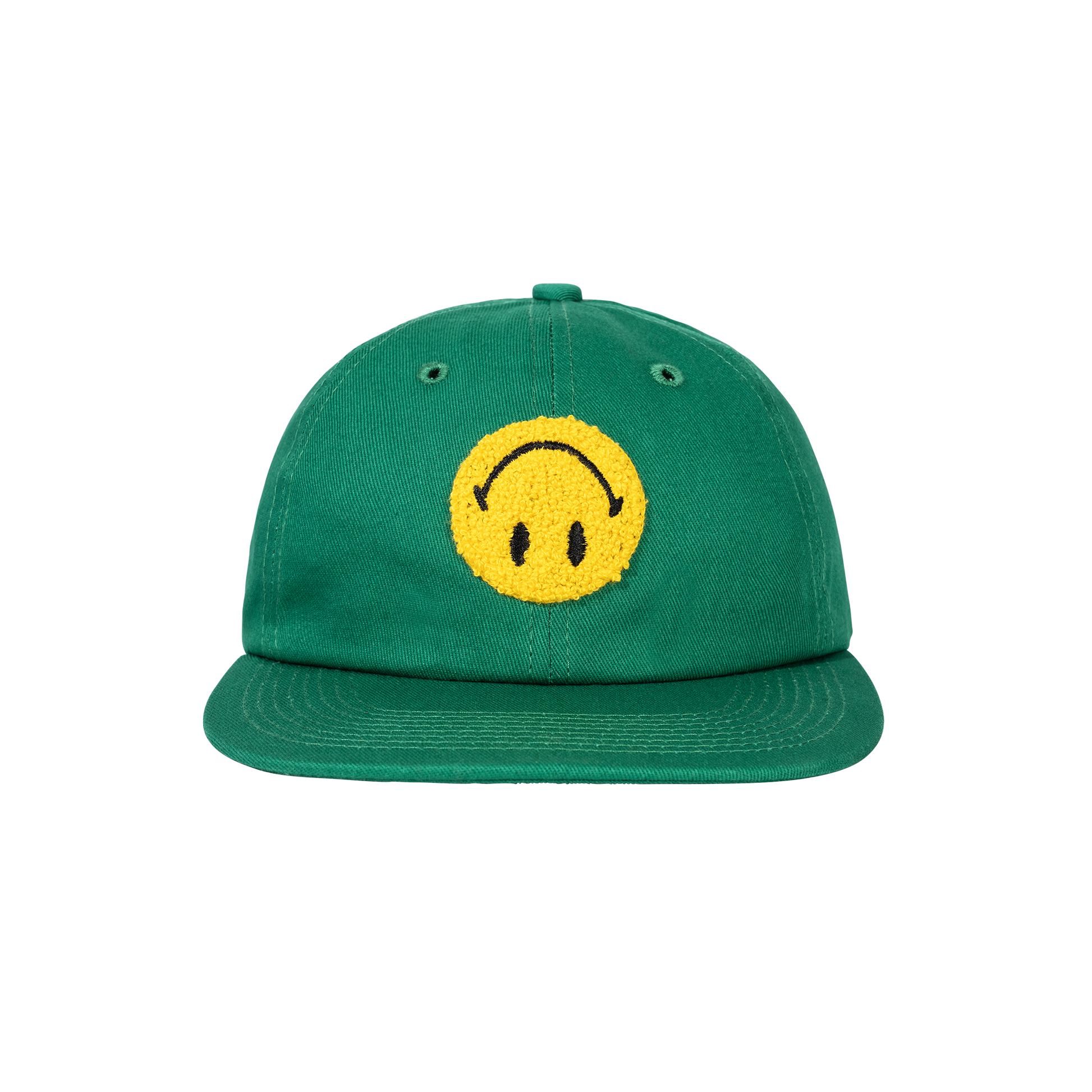 MARKET clothing brand SMILEY UPSIDE DOWN 6 PANEL HAT. Find more graphic tees, hats, beanies, hoodies at MarketStudios.com. Formally Chinatown Market. 