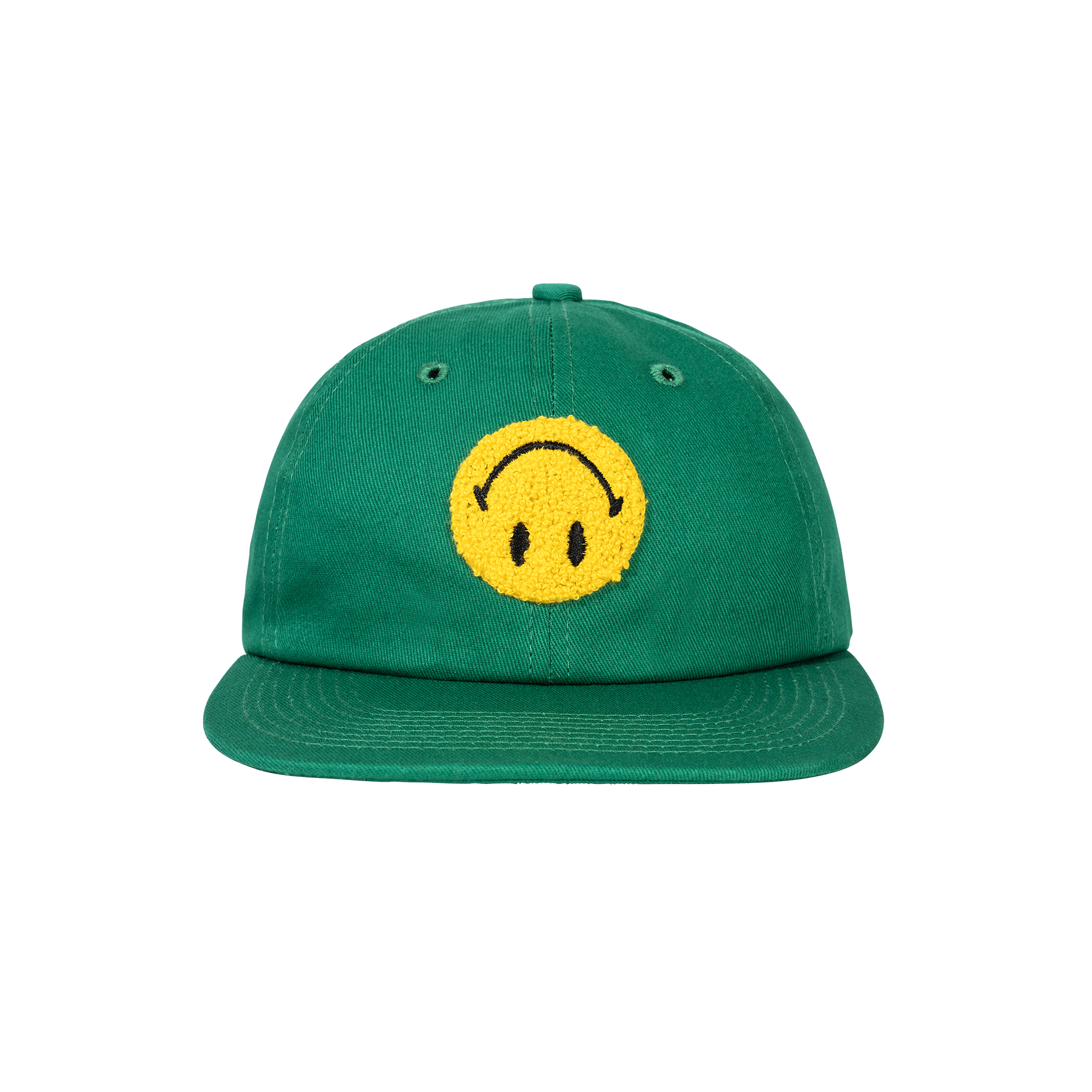 MARKET clothing brand SMILEY UPSIDE DOWN 6 PANEL HAT. Find more graphic tees, hats, beanies, hoodies at MarketStudios.com. Formally Chinatown Market. 