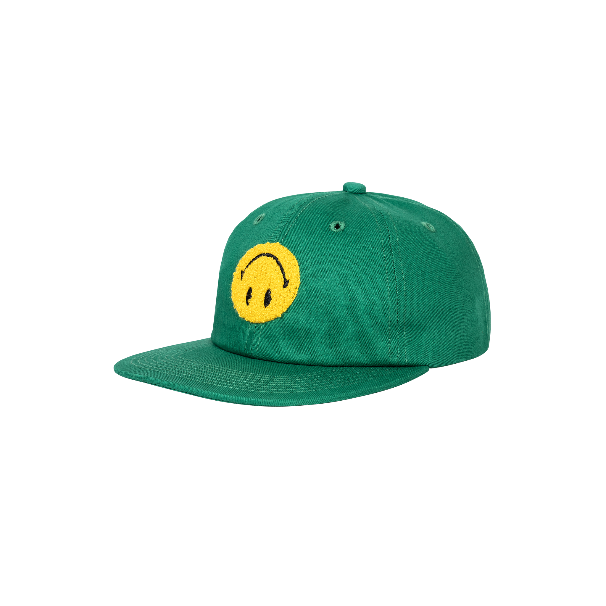 MARKET clothing brand SMILEY UPSIDE DOWN 6 PANEL HAT. Find more graphic tees, hats, beanies, hoodies at MarketStudios.com. Formally Chinatown Market. 