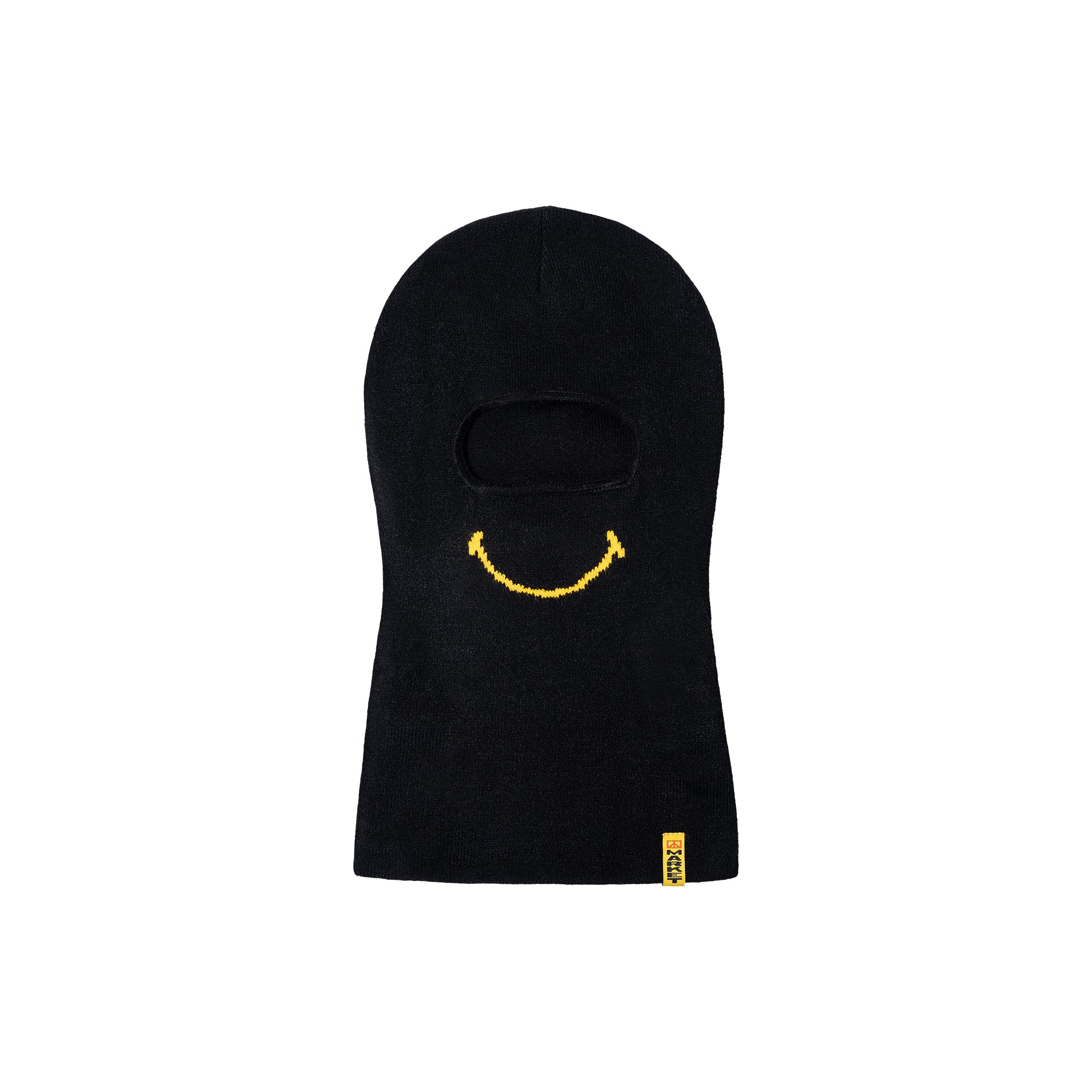 MARKET clothing brand SMILEY BALACLAVA. Find more graphic tees, hats, beanies, hoodies at MarketStudios.com. Formally Chinatown Market. 