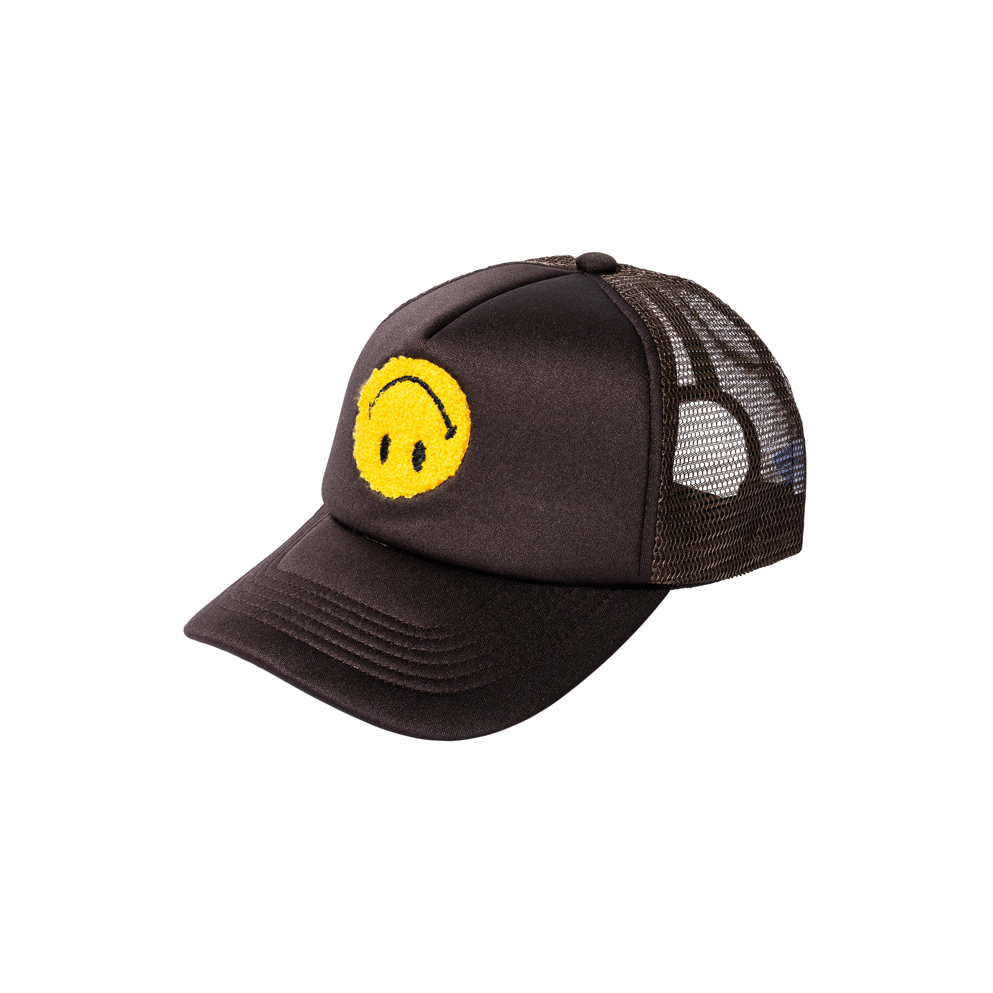 SMILEY UPSIDE DOWN TRUCKER HAT