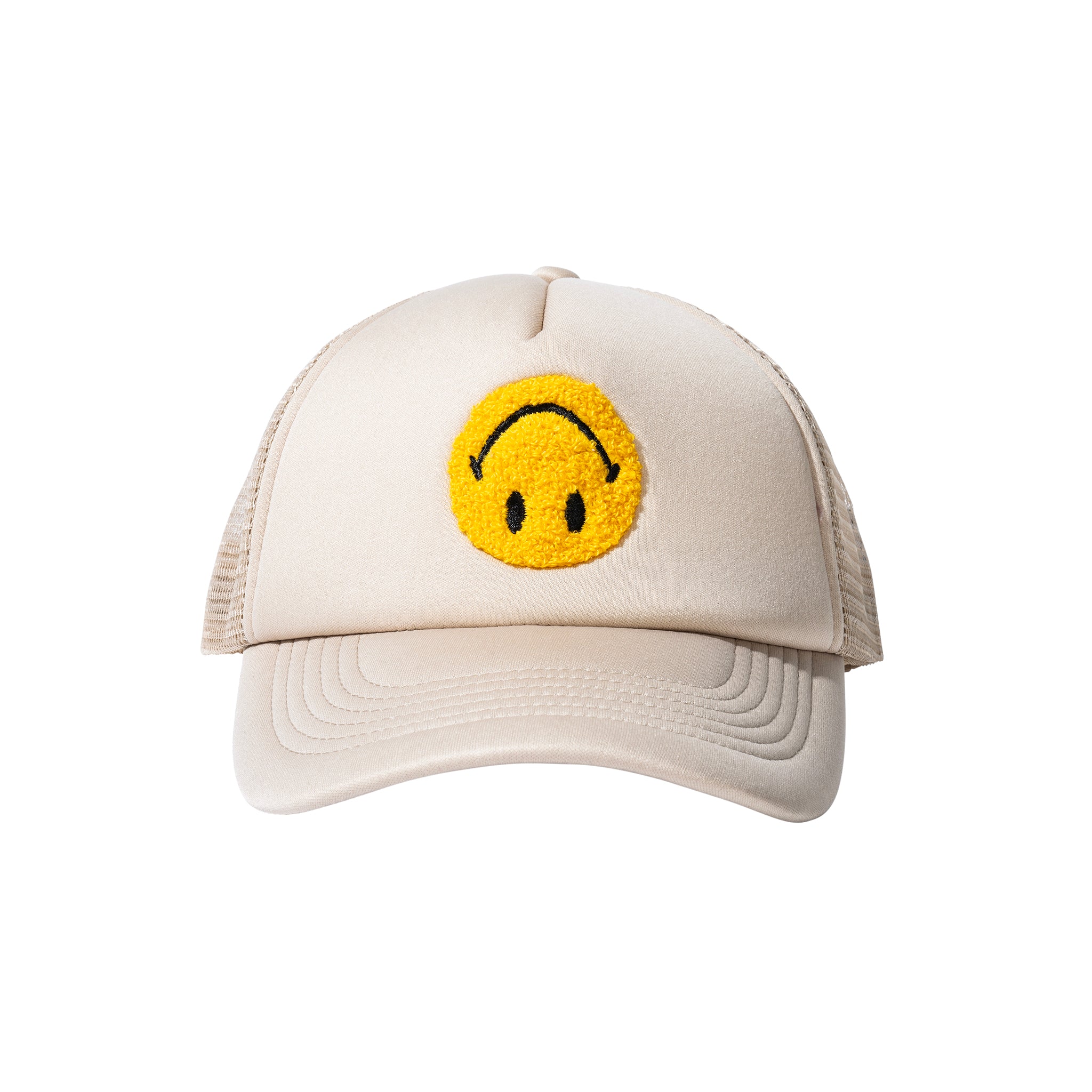 SMILEY UPSIDE DOWN TRUCKER HAT