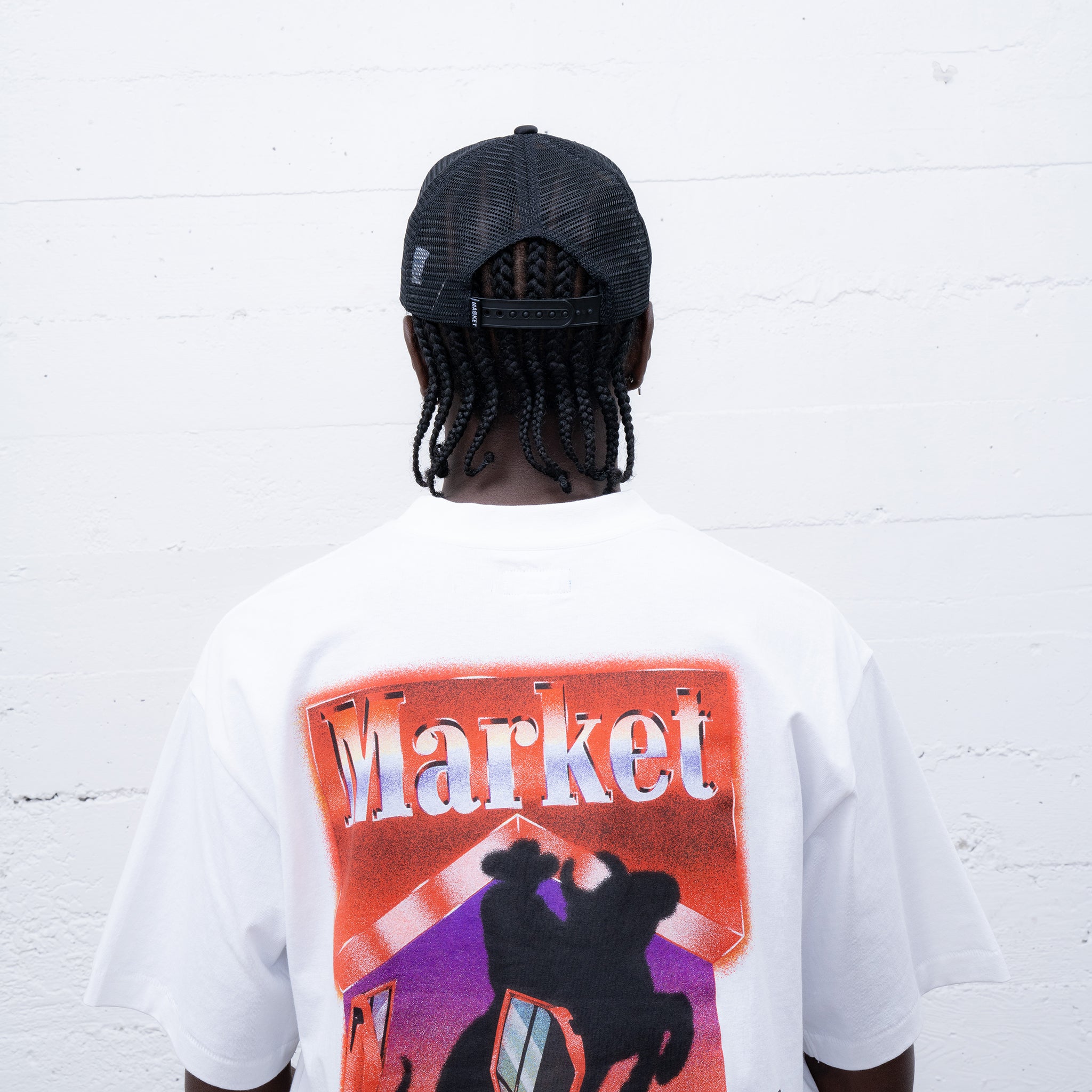 MARKET clothing brand SMILEY BORN AGAIN TRUCKER HAT. Find more graphic tees, hats, beanies, hoodies at MarketStudios.com. Formally Chinatown Market. 